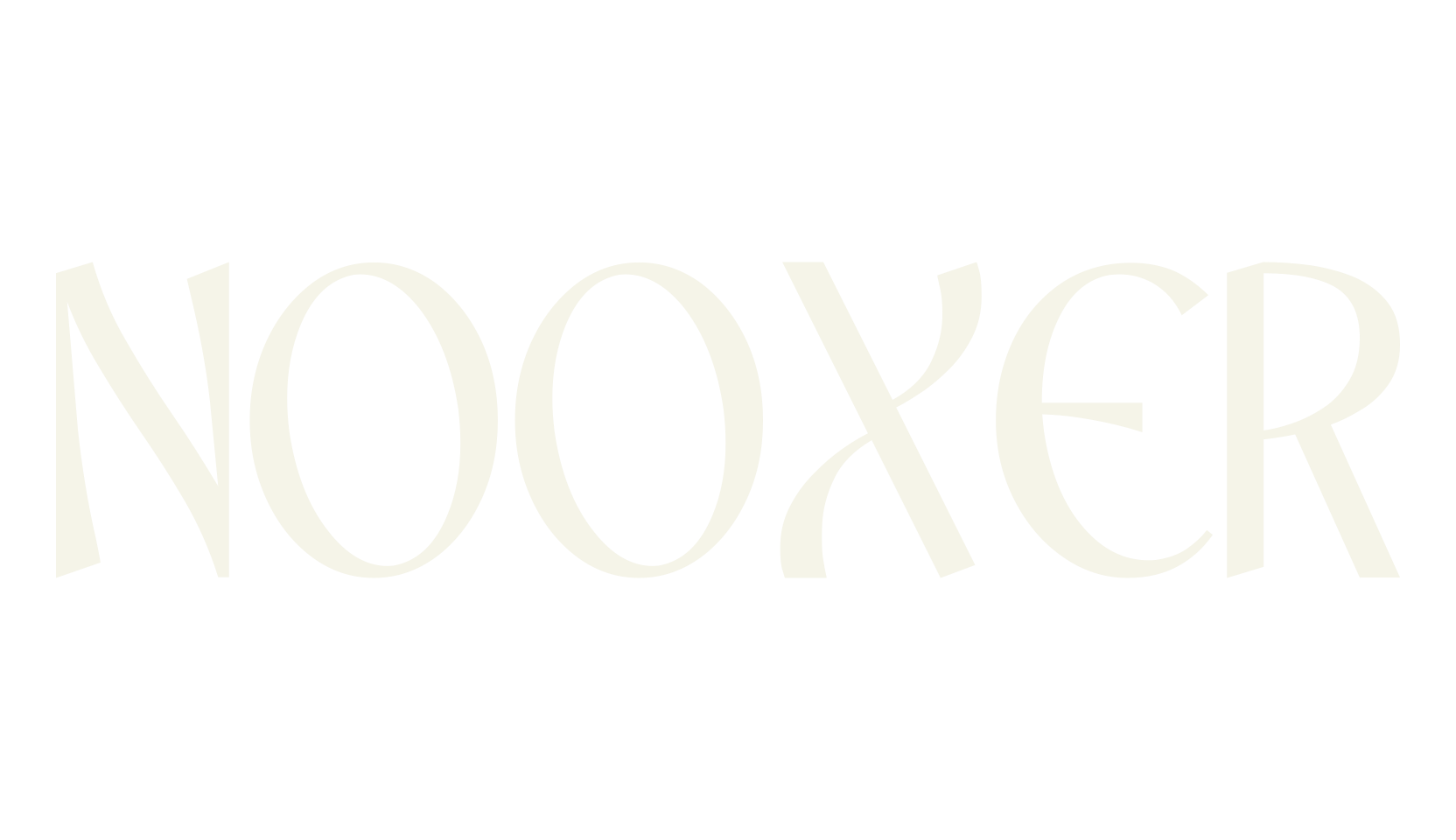 NOOXER, serif font preview