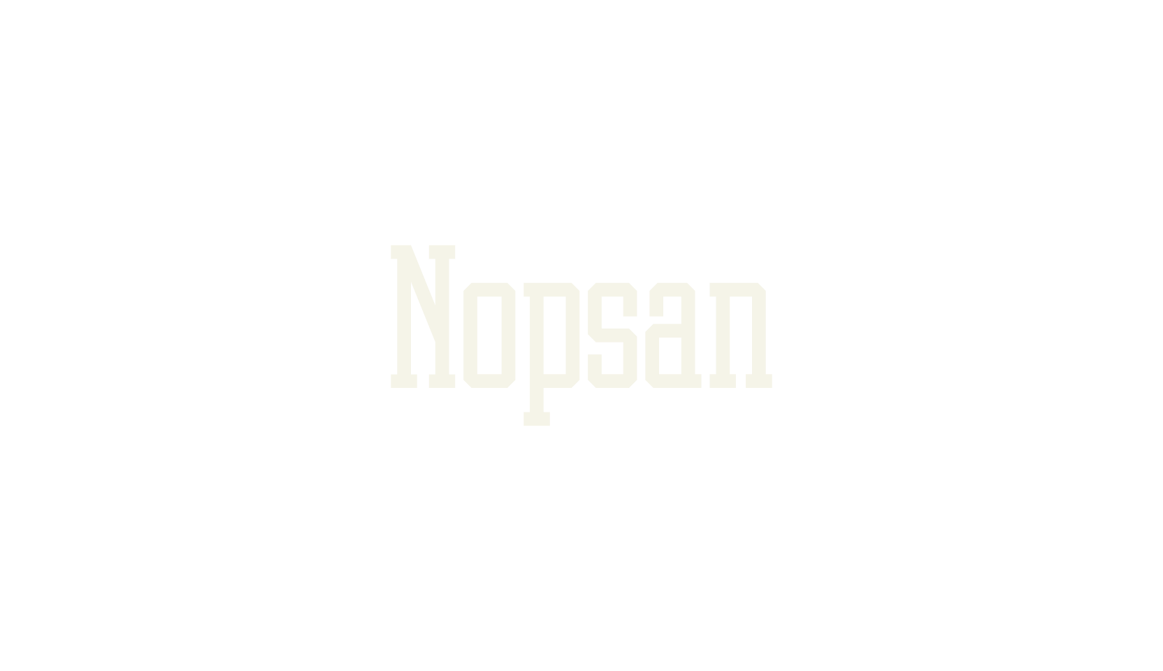 Nopsan, baseball font preview