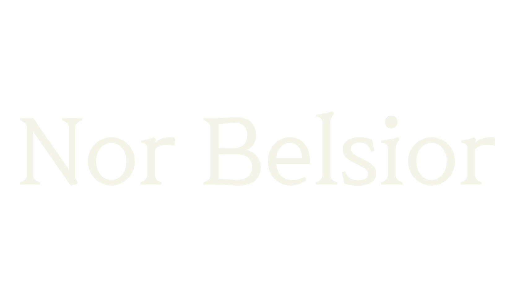 Nor Belsior, serif font preview
