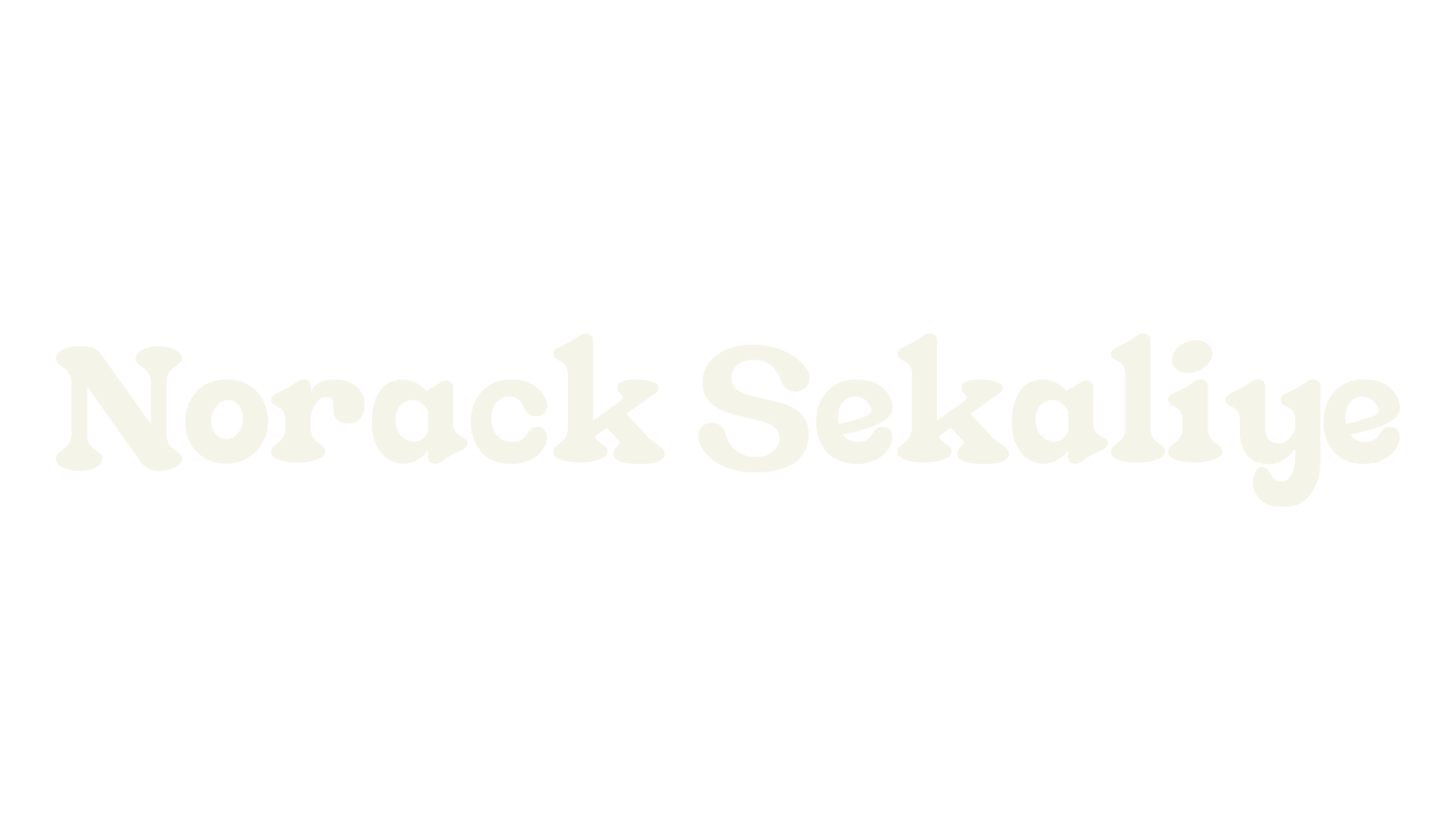 Norack Sekaliye, retro font preview