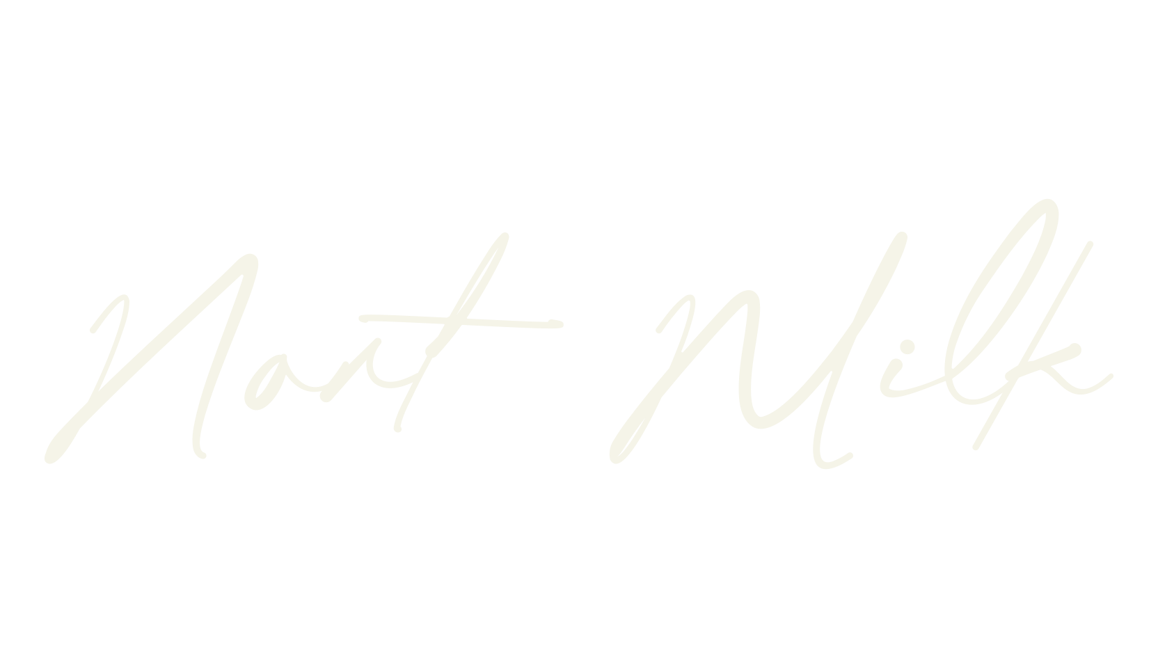 Nort Milk, calligraphy font preview
