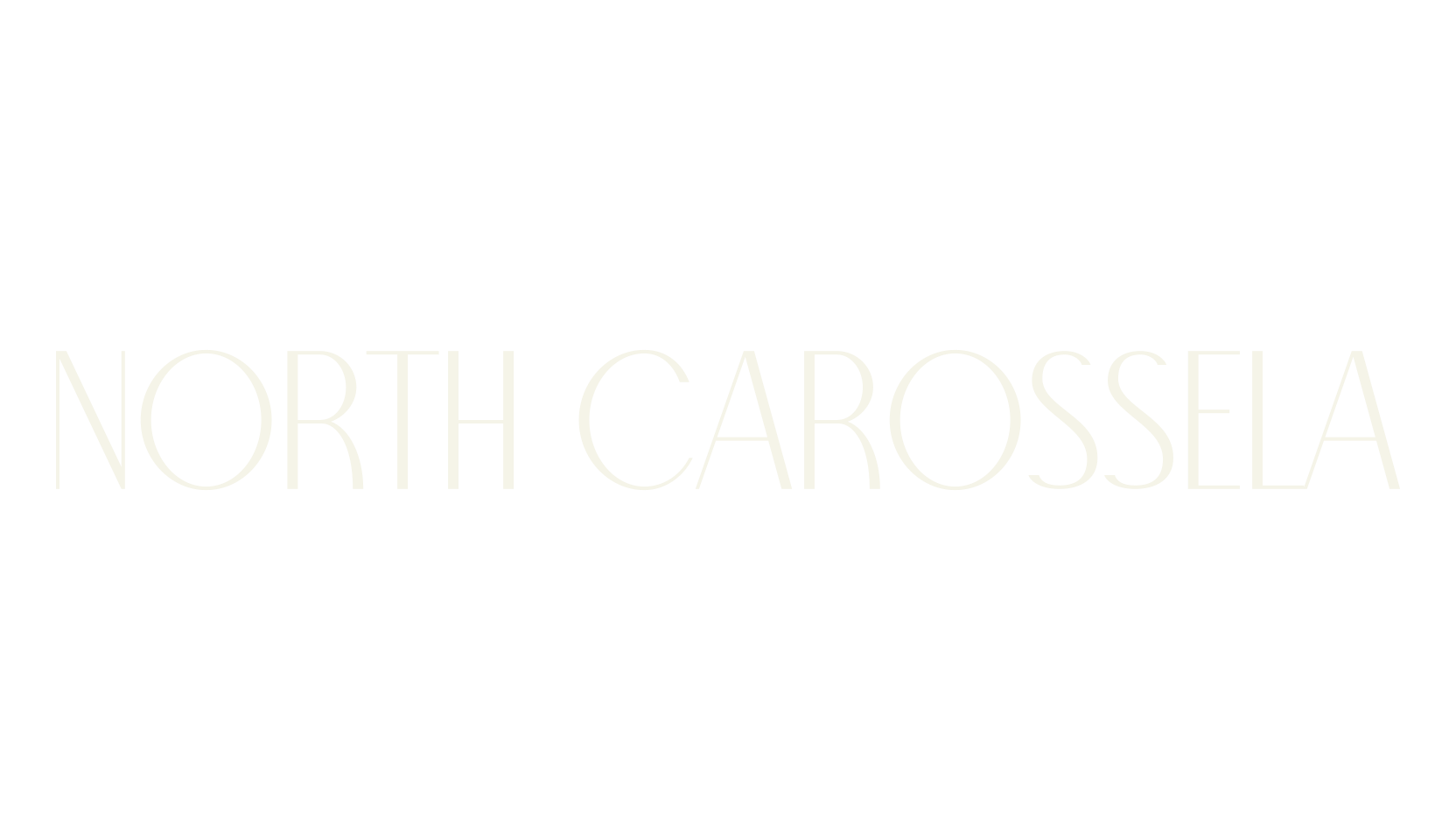 North Carossela, elegant font preview