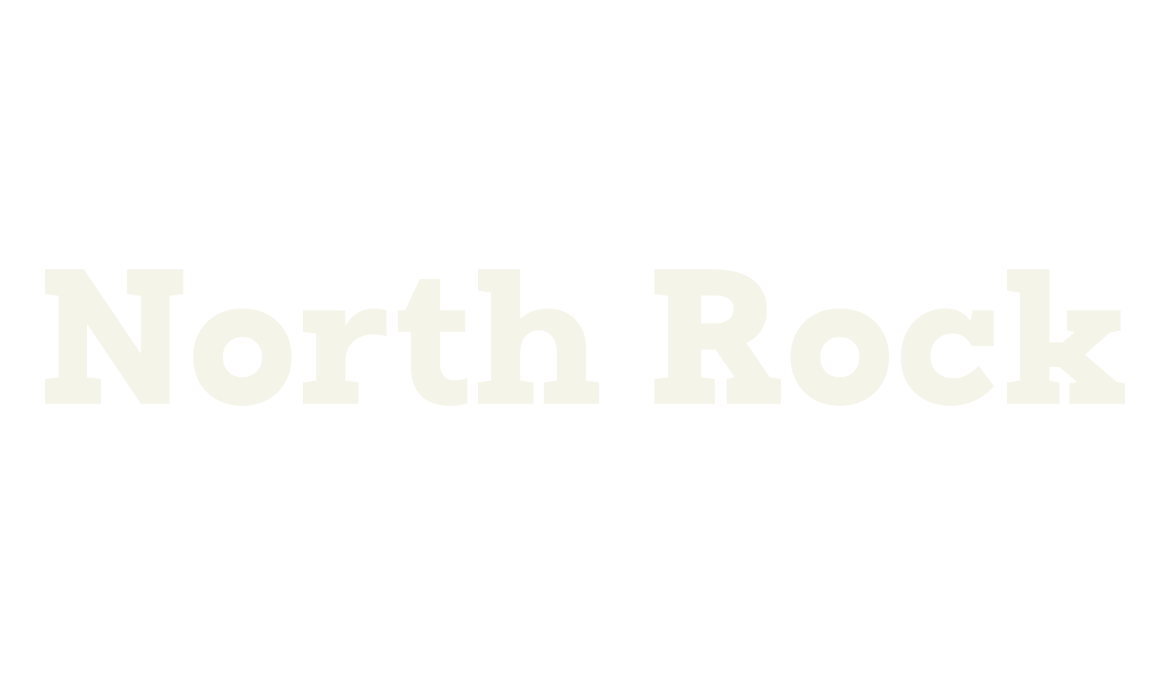 North Rock, serif font preview