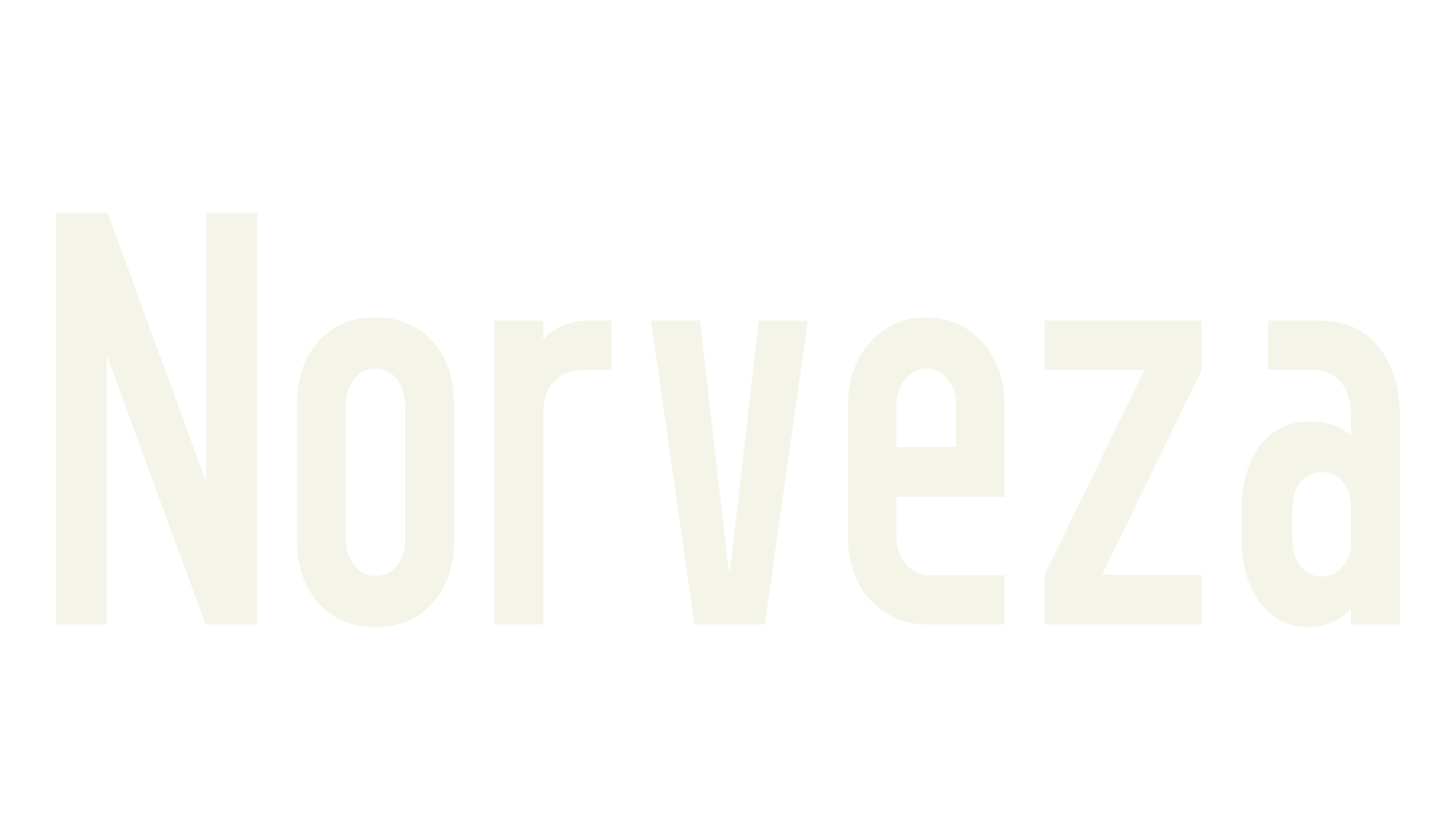 Norveza, condensed font preview