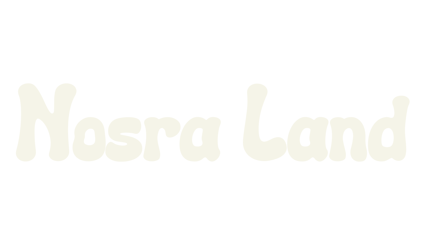Nosra Land, retro font preview