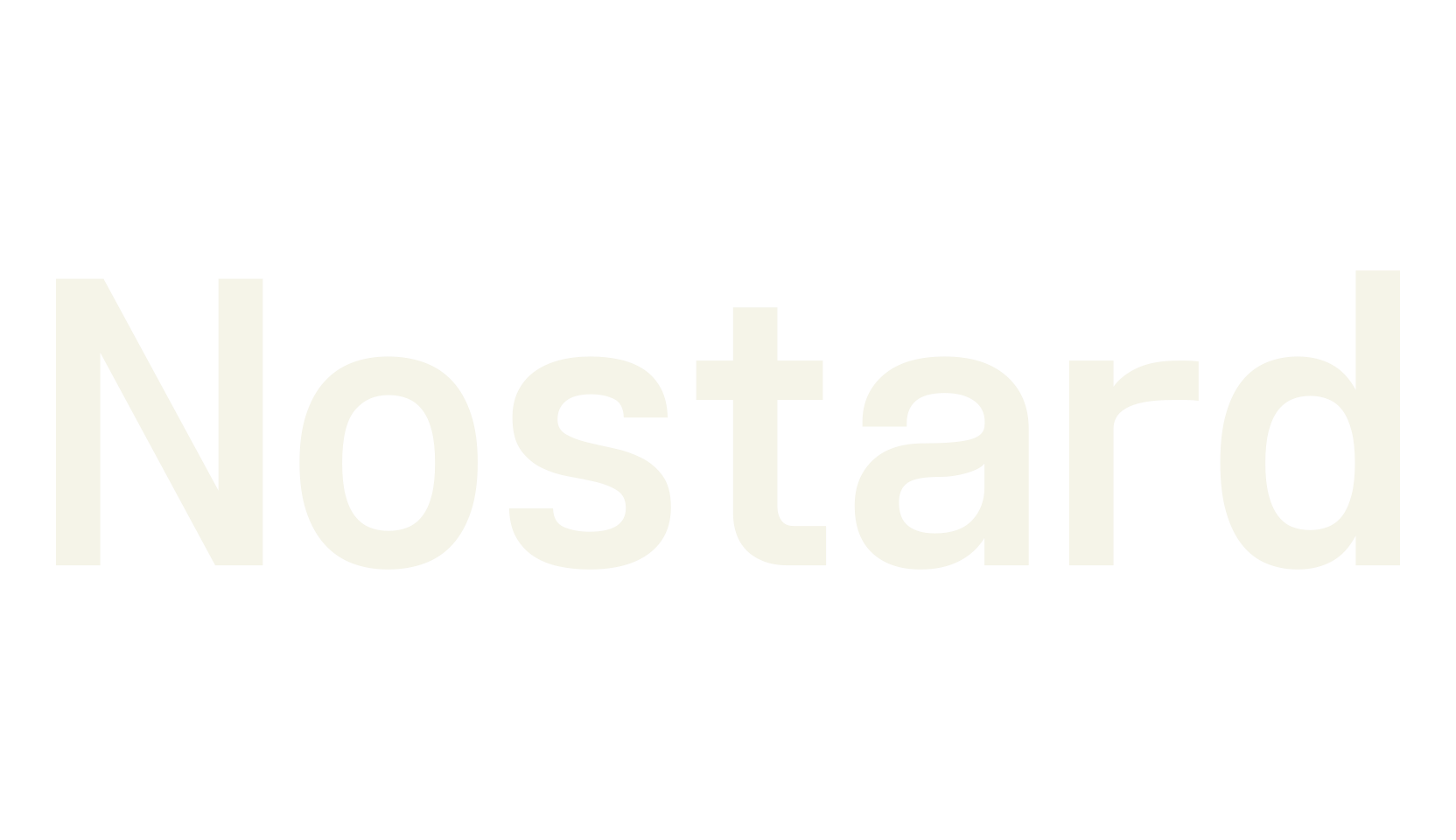 Nostard, modern font preview
