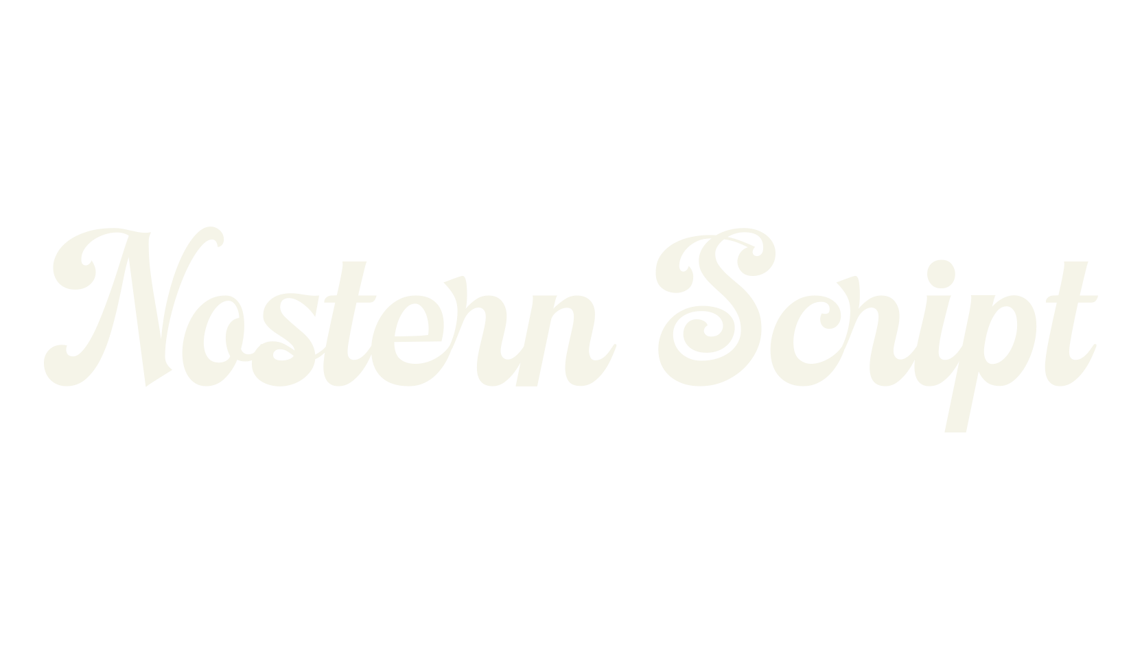 Nostern Script, fashion script font preview