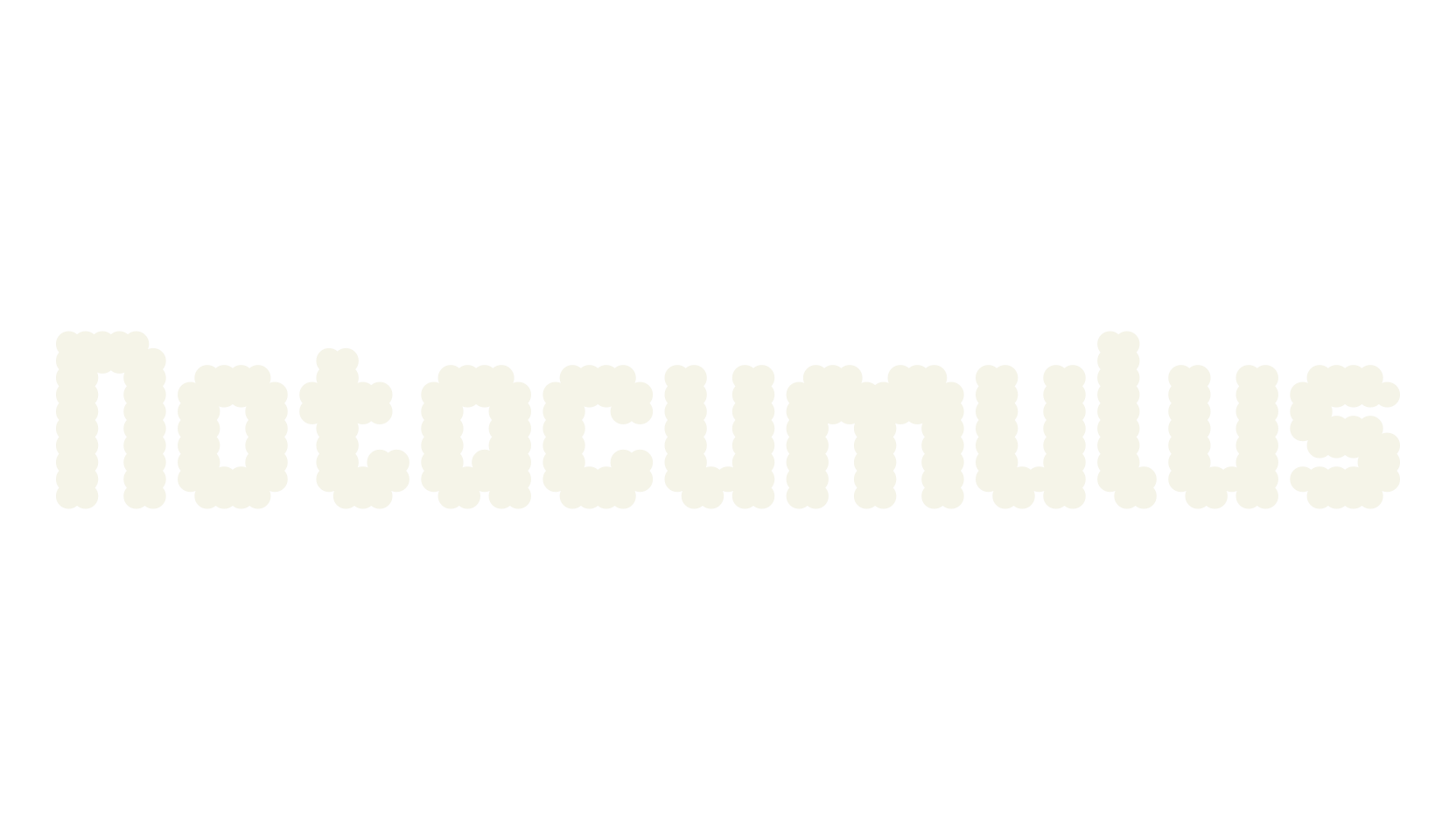 Notacumulus, display market font preview