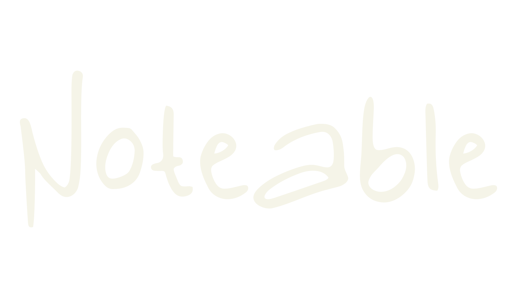Noteable, handwriting font preview