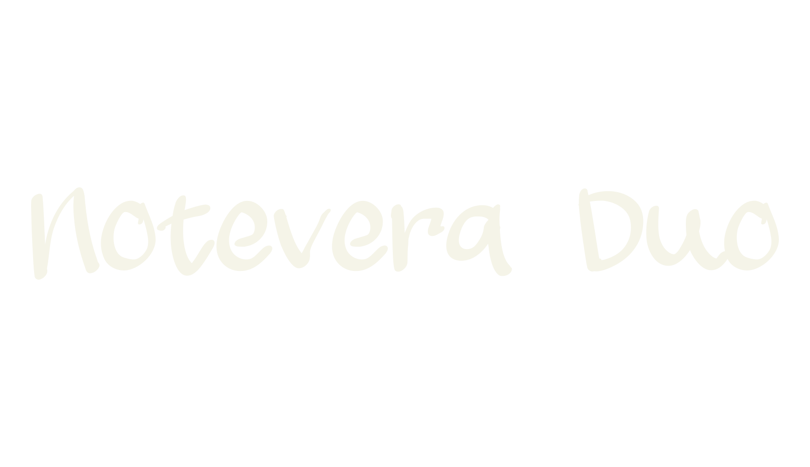 Notevera Duo, number font preview