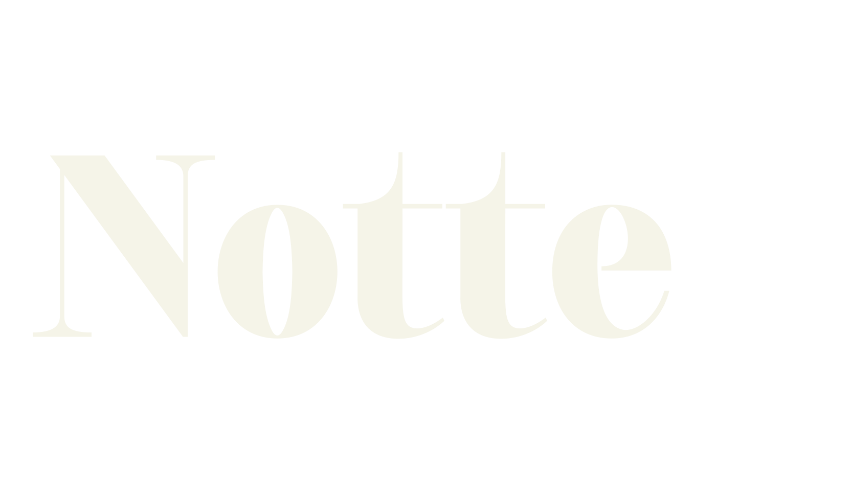 Notted, artistic font preview