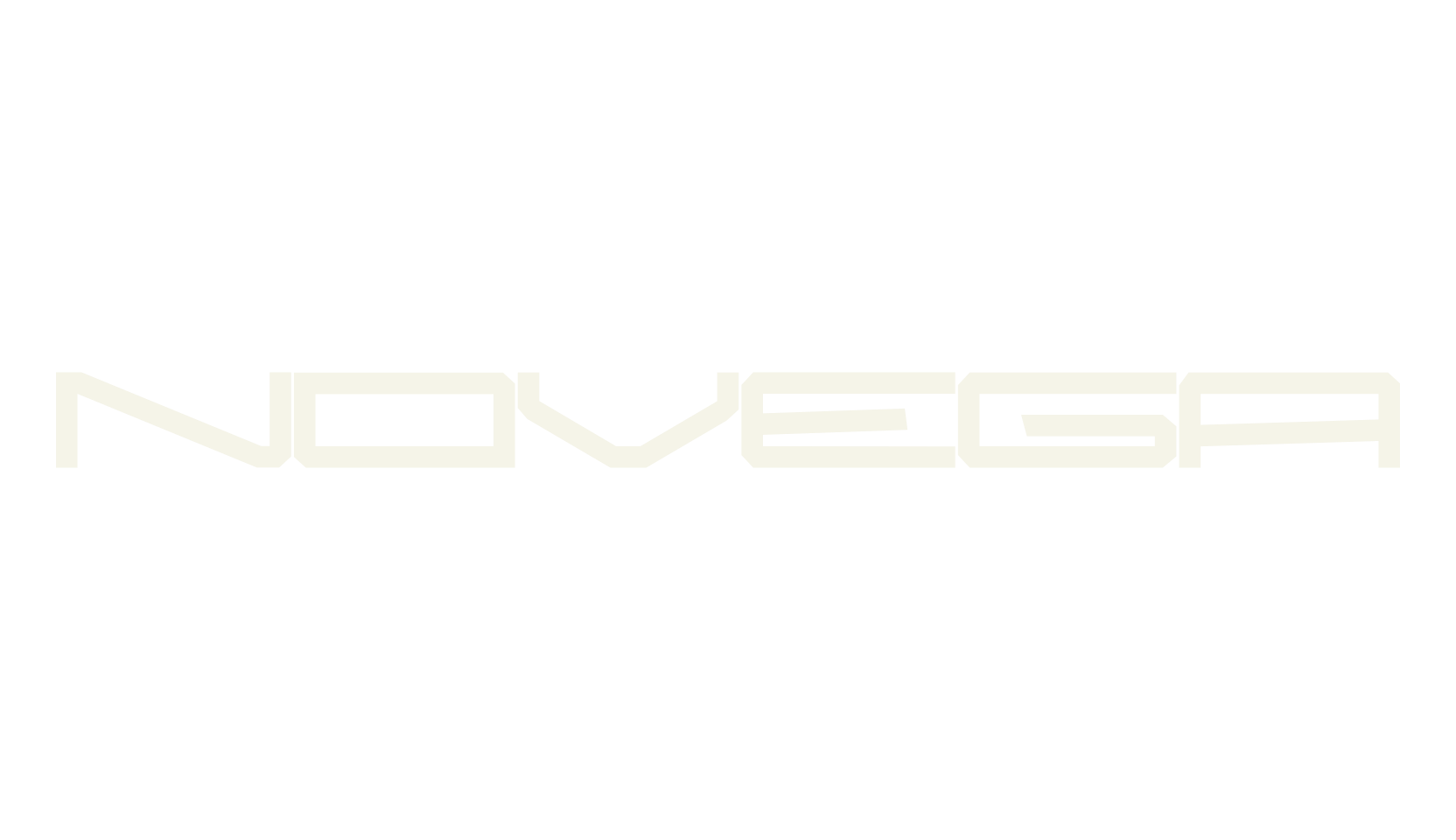 NOVEGA, gaming font preview