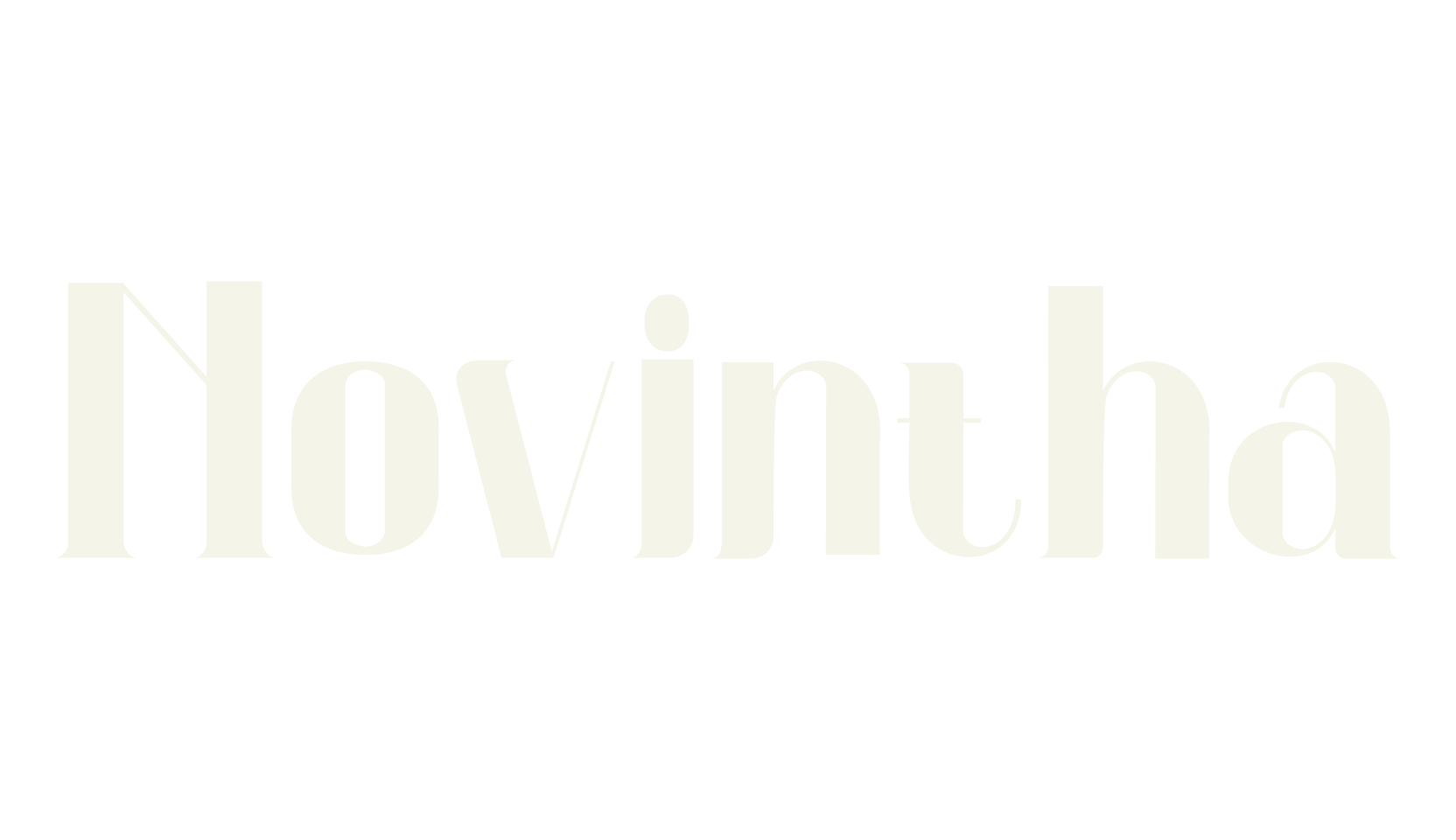 Novintha, serif font preview