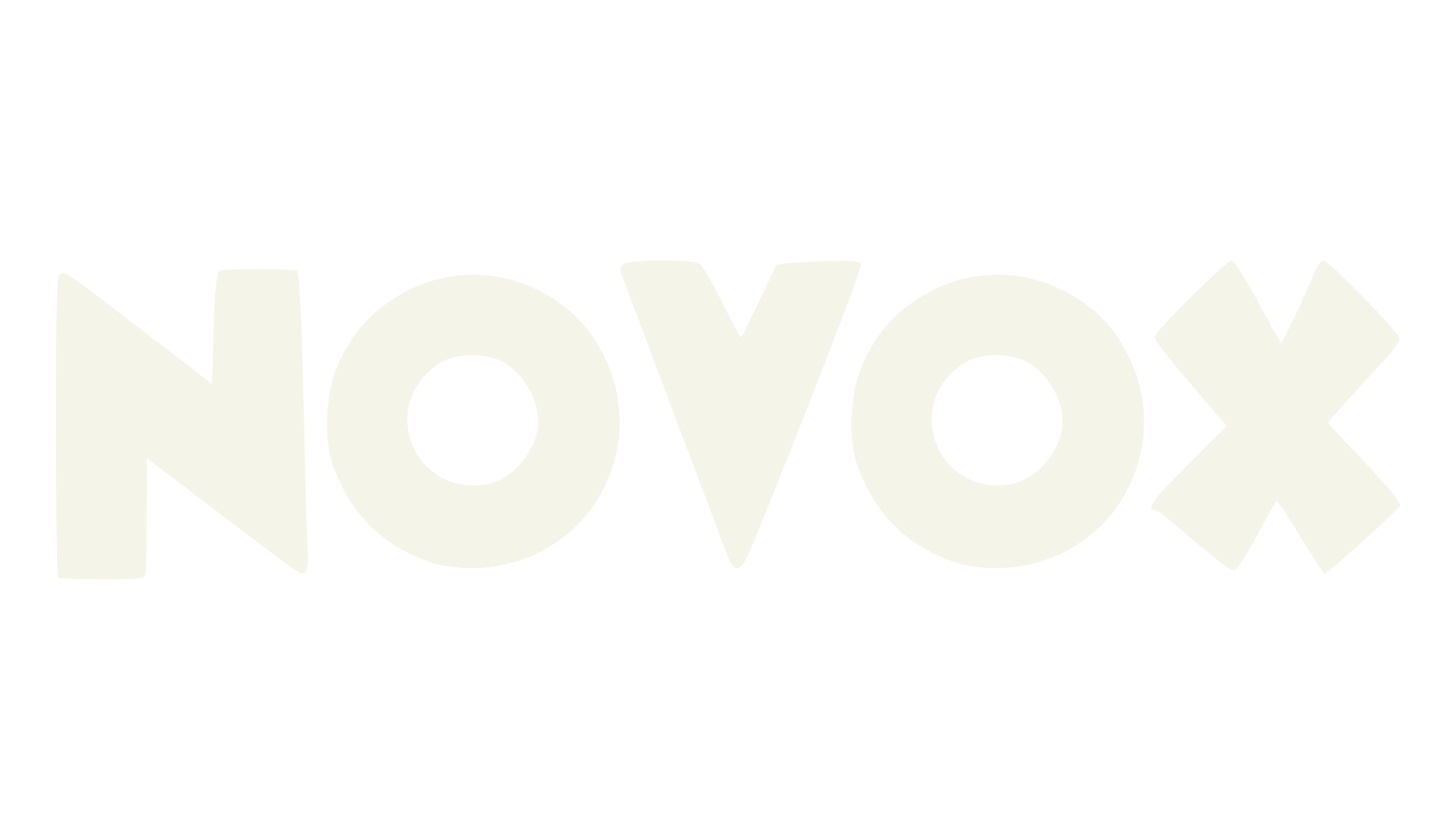 Novox, alphabet font preview