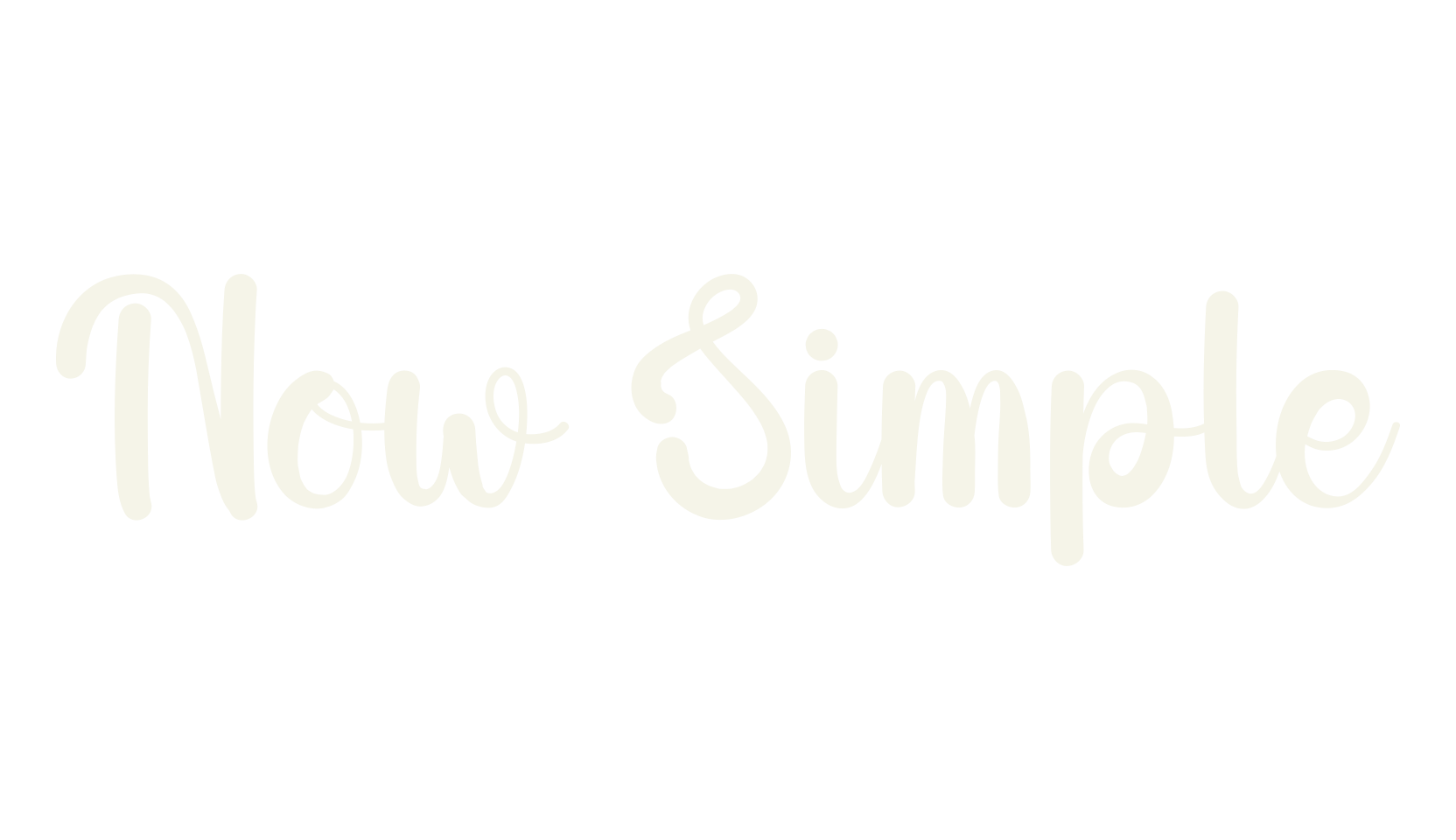 Now Simple, calligraphy font preview