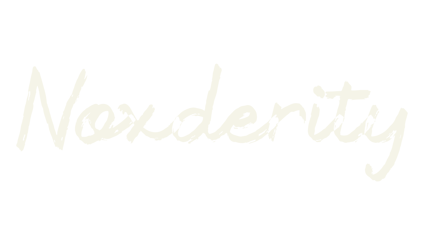 Noxderity, cursive font preview