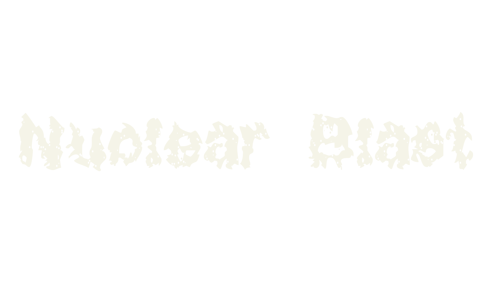 Nuclear Blast, display font preview