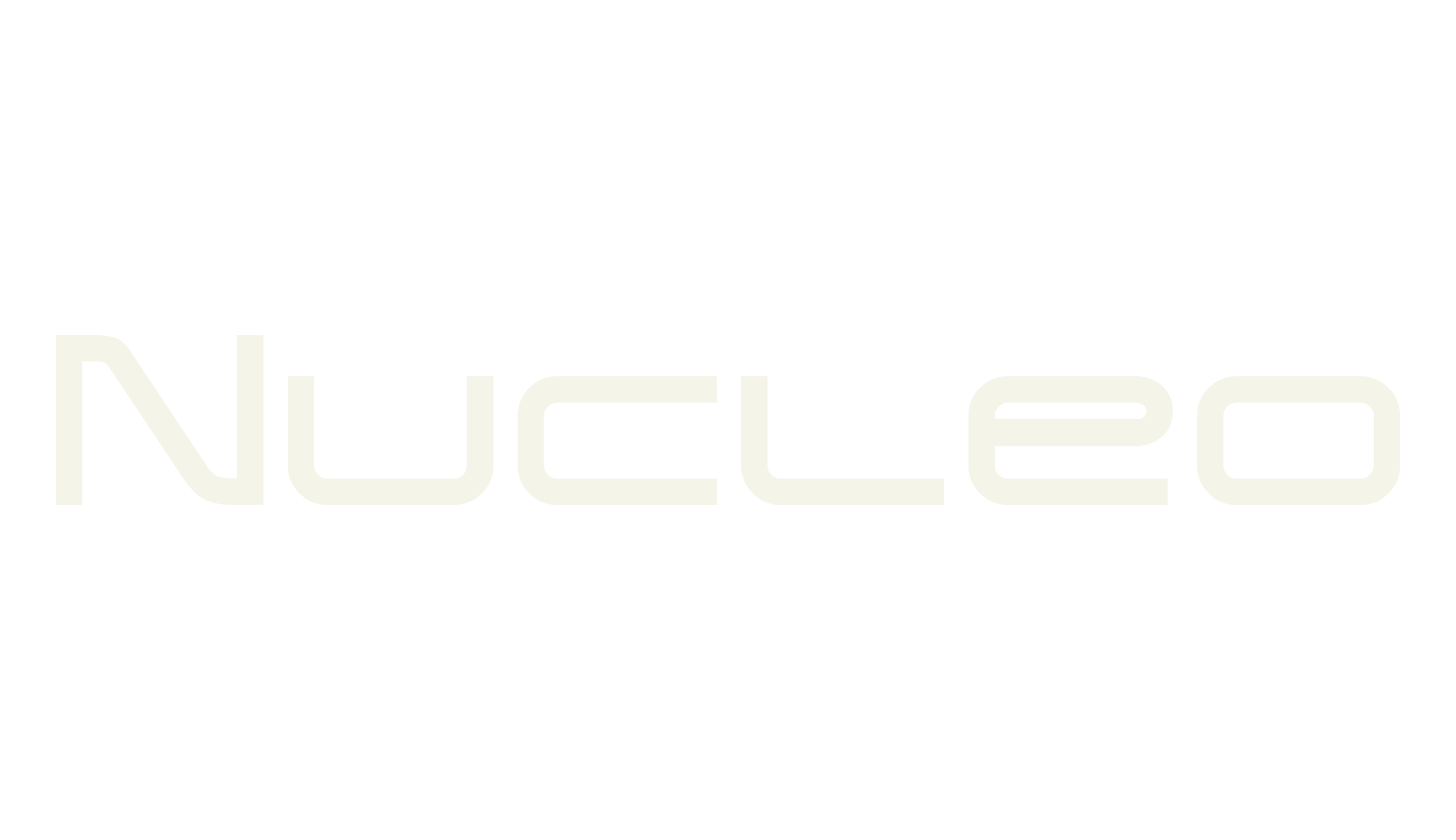 Nucleo, tech font preview