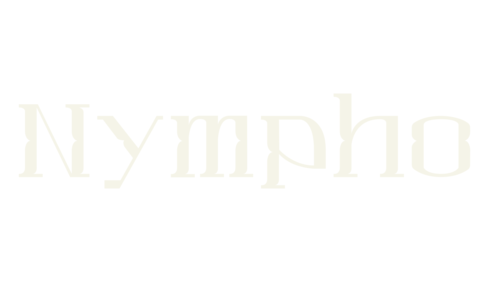 Nympho, bold font preview