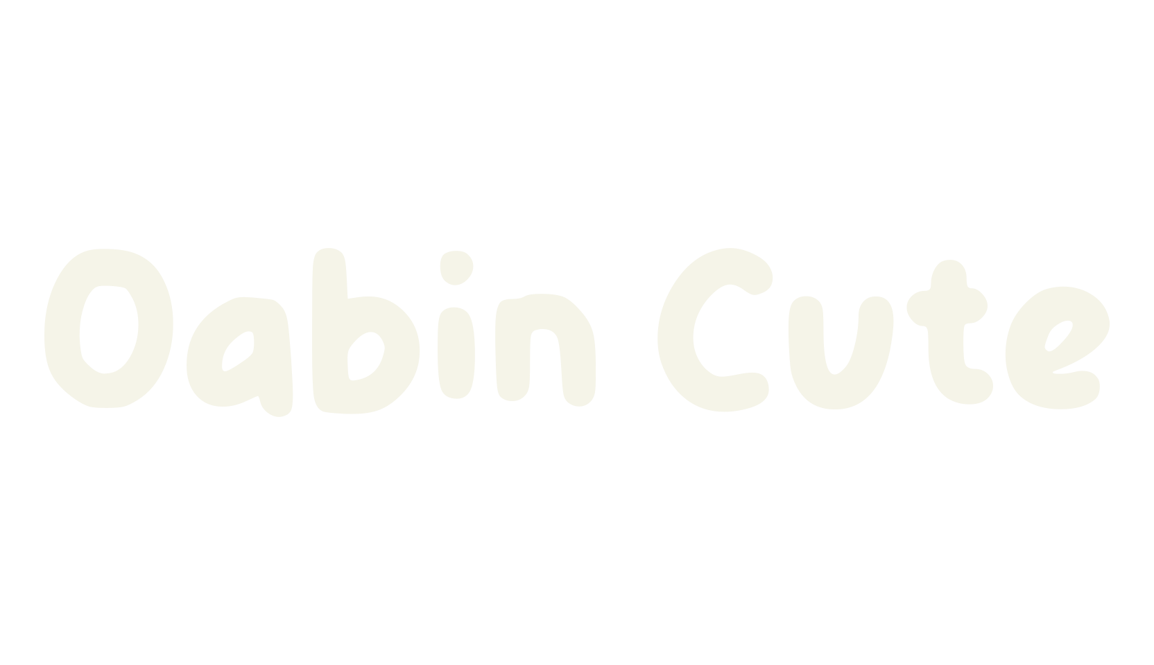 Oabin Cute, handwritten font preview