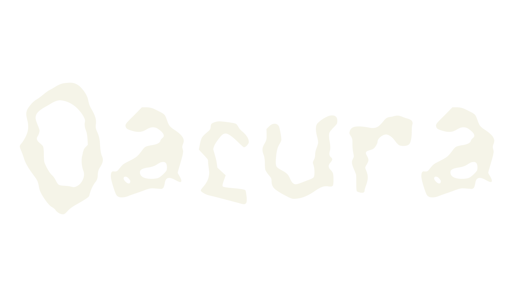 Oacura, cool font preview