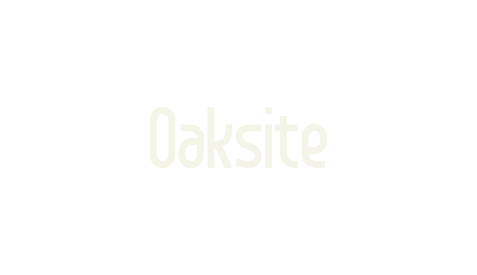 Oaksite, banner font preview
