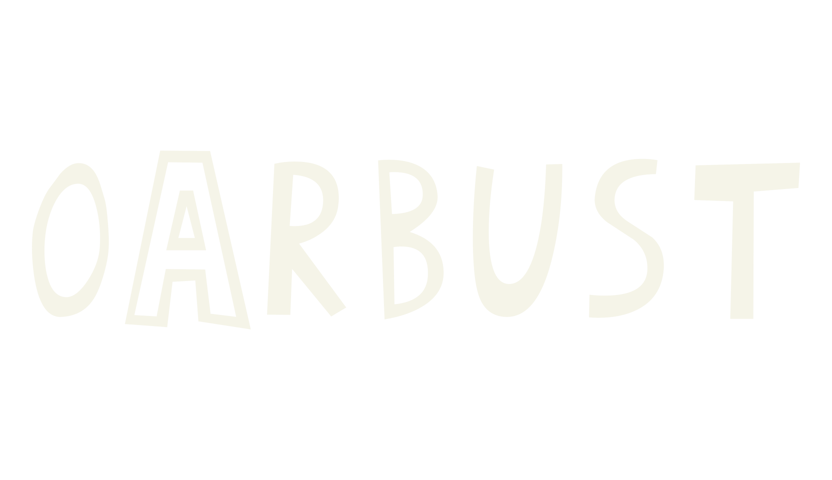 oArbust, comic book font preview