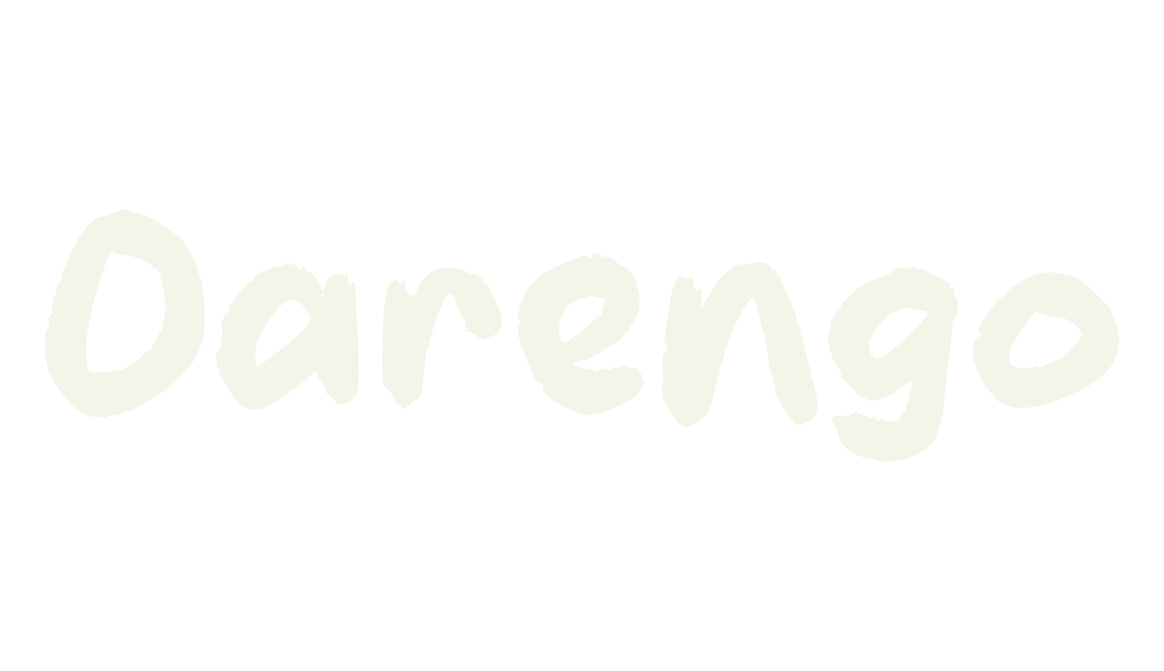 Oarengo, brush font preview