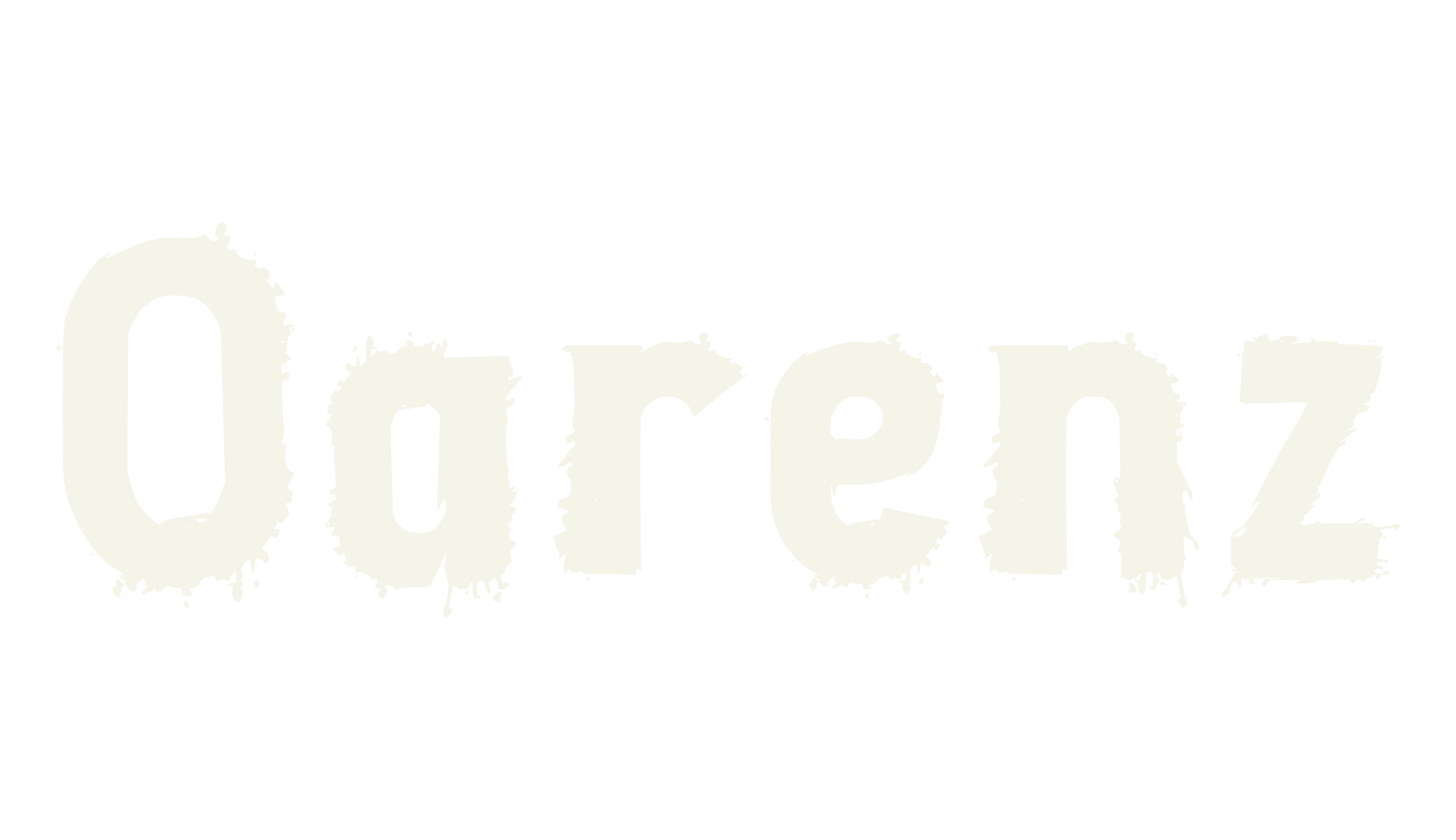 Oarenz, blood font preview