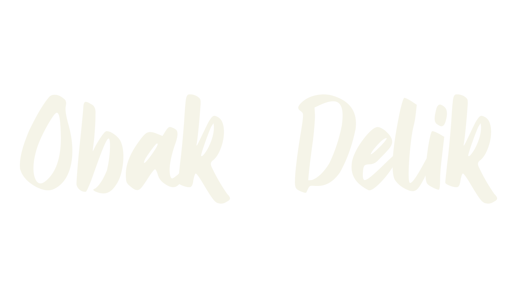 Obak Delik, wedding font preview