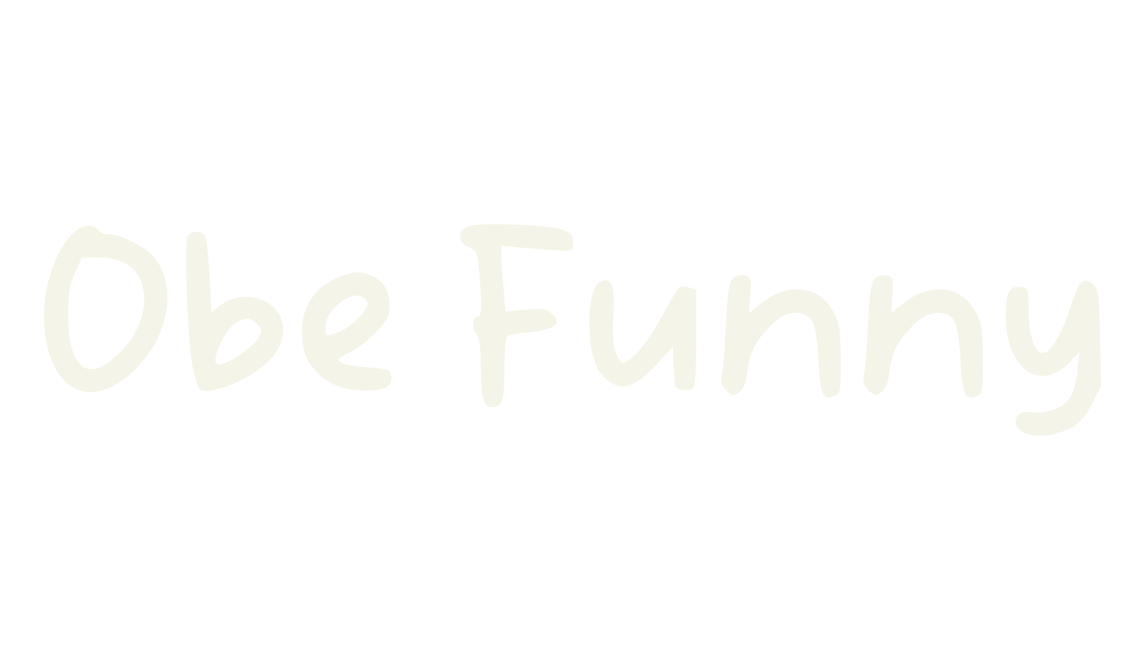 Obe Funny, children font preview