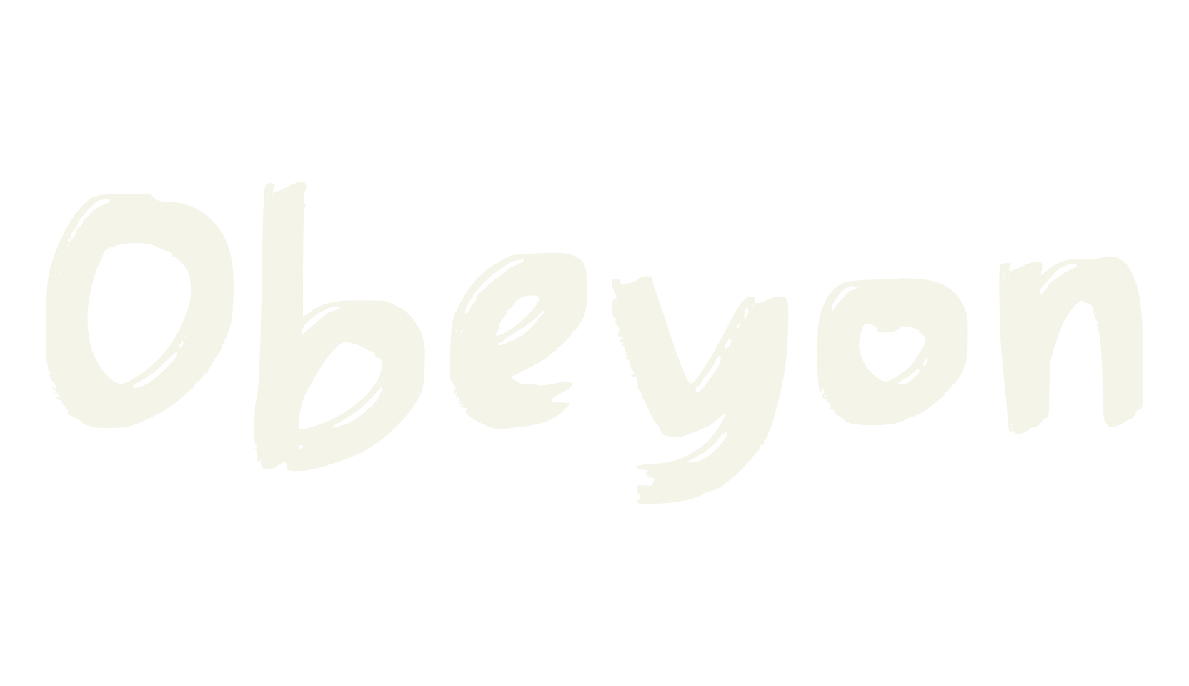 Obeyon, lettering font preview