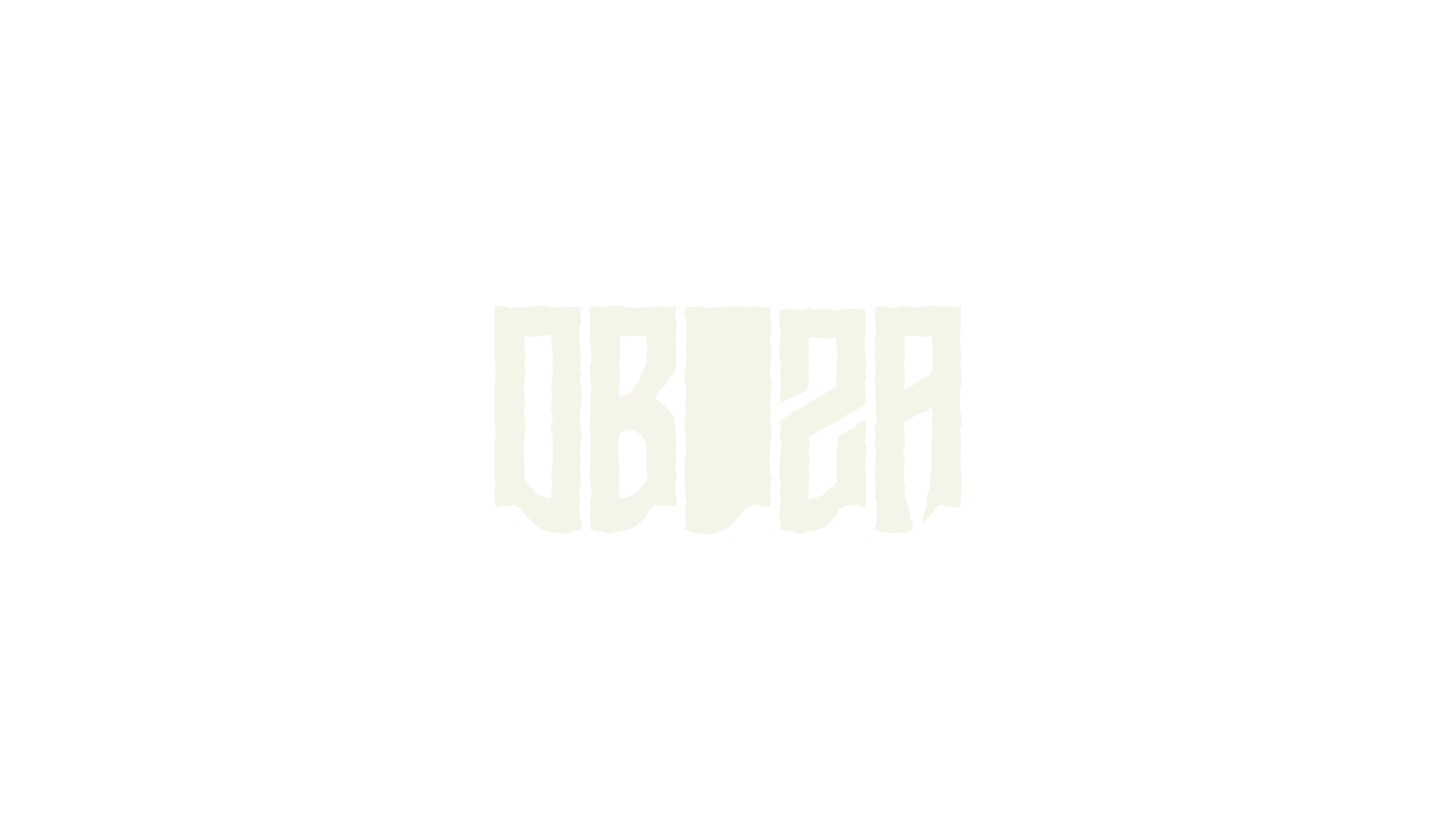 Obiza, band font preview