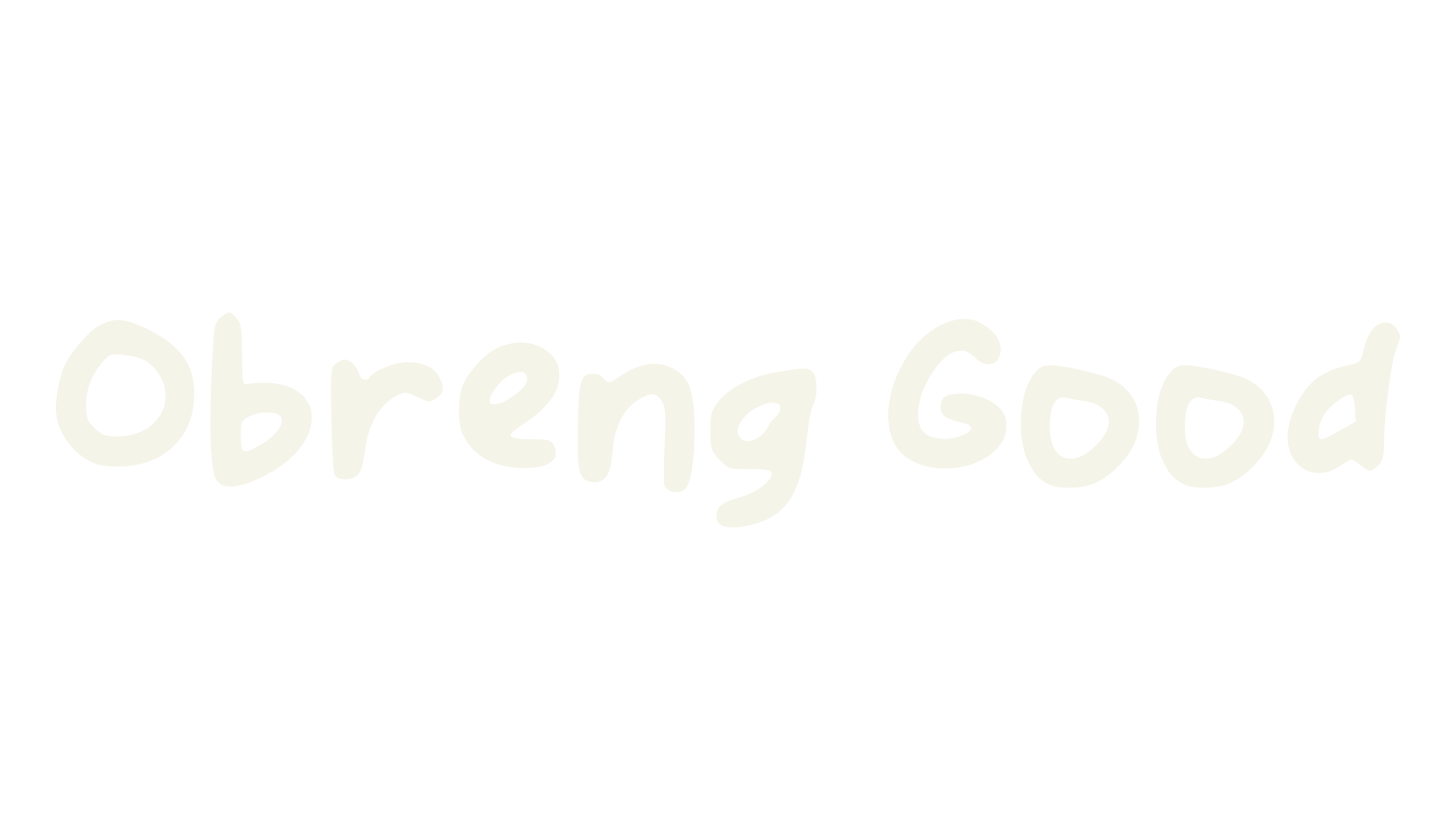 Obreng Good, cool font preview