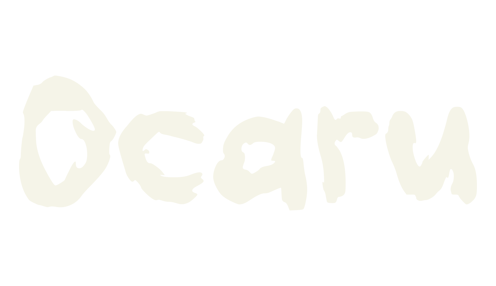 Ocaru, cool font preview