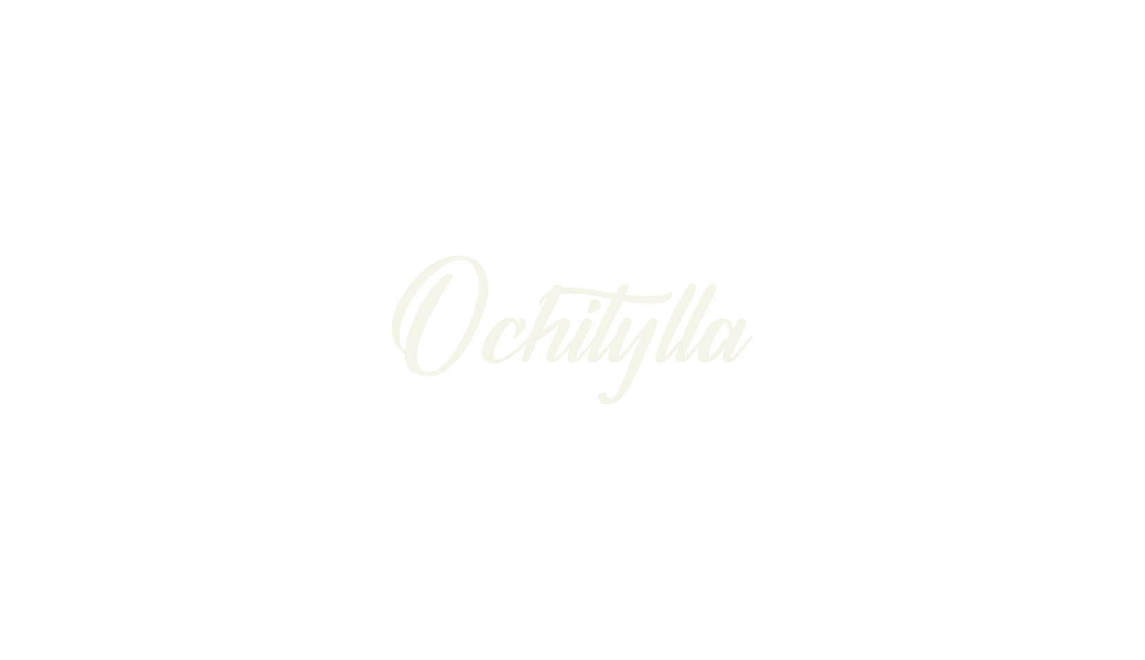 Ochitylla, script font preview
