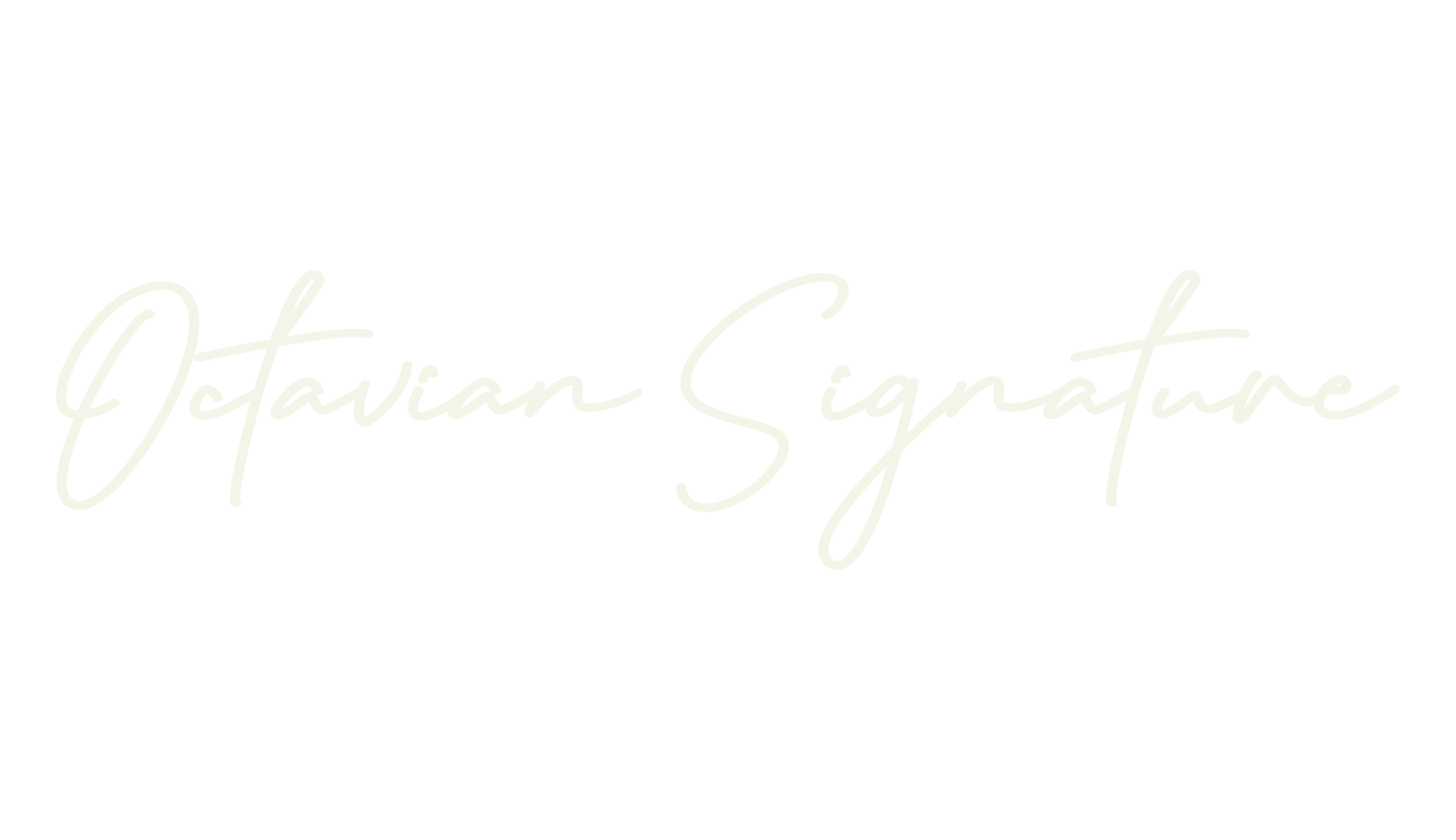 Octavian Signature, signature font preview