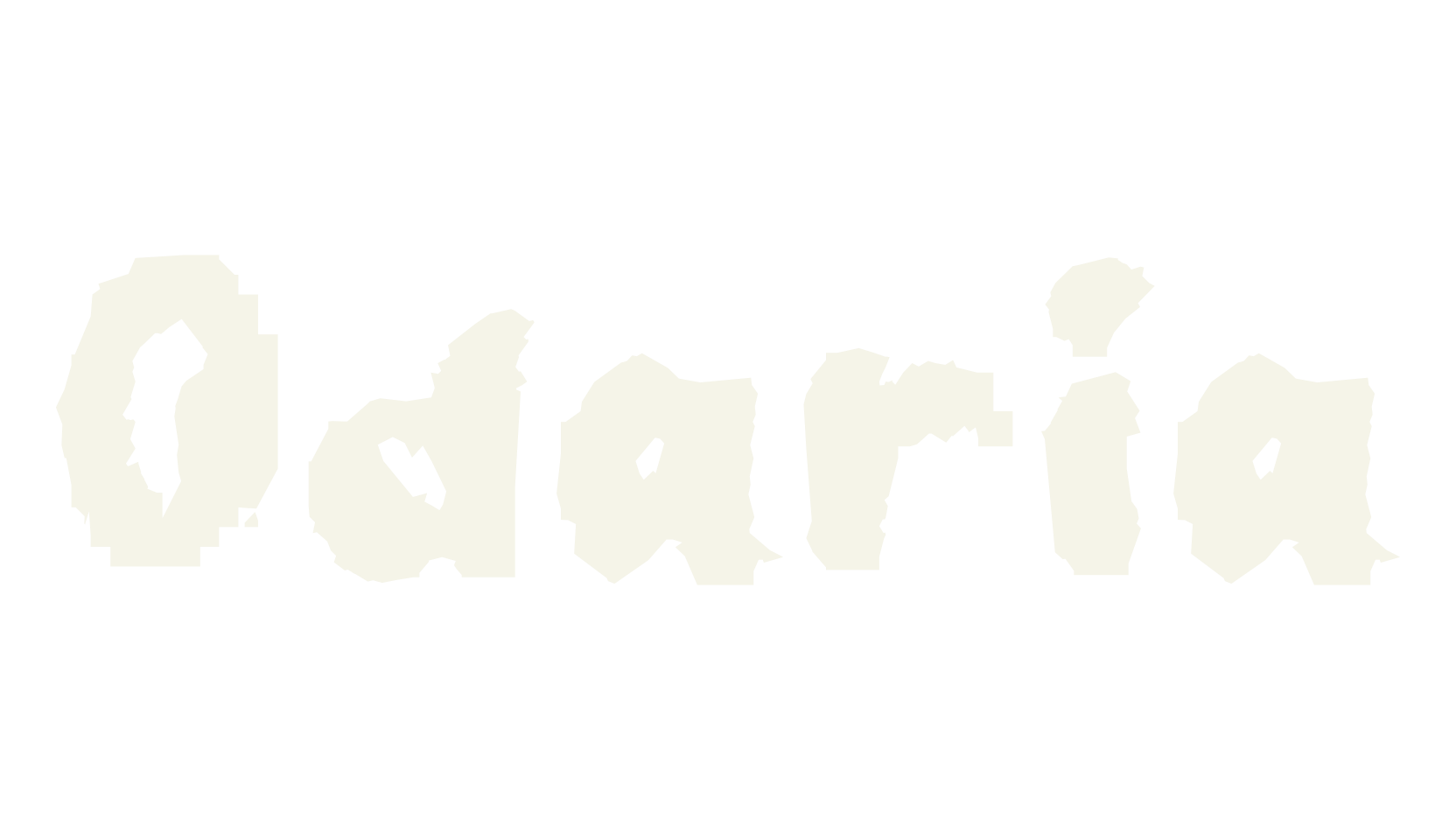 Odaria, pixel font preview