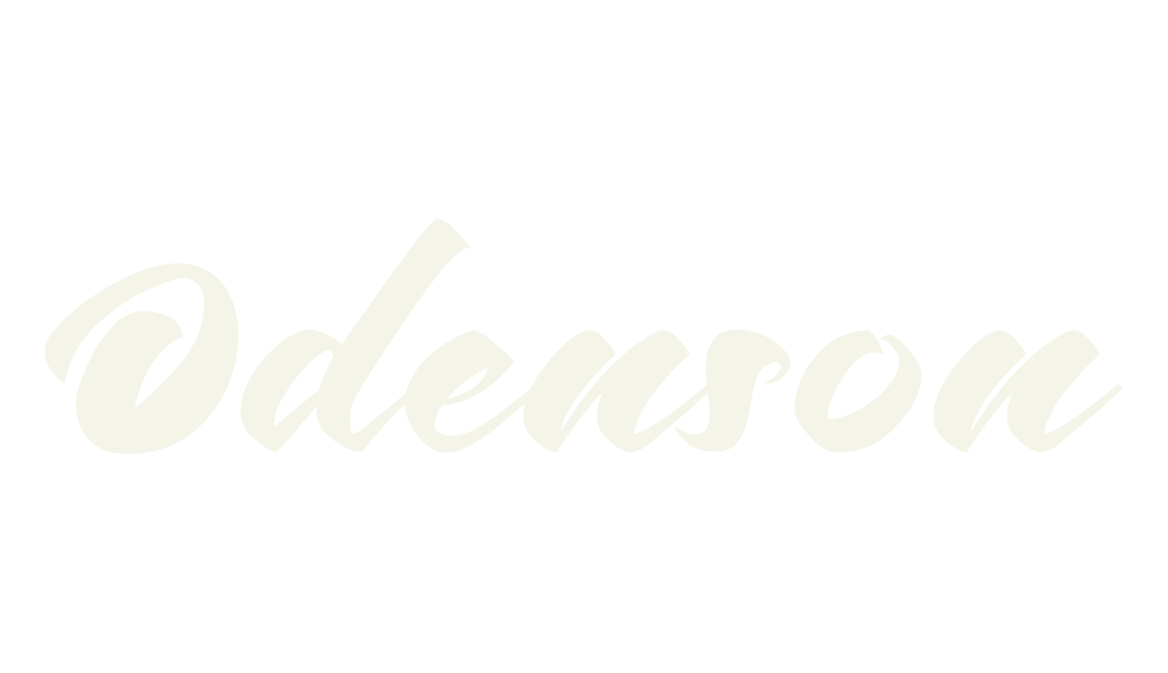 Odenson, lettering font preview
