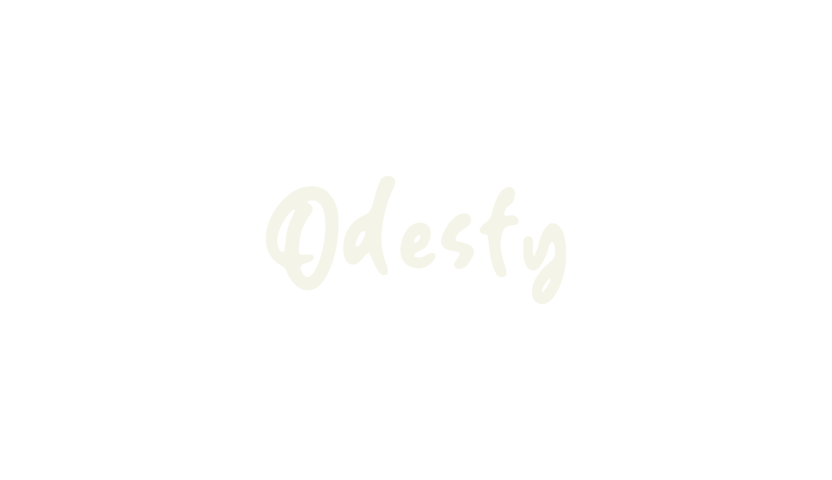 Odesty, handwritten font preview