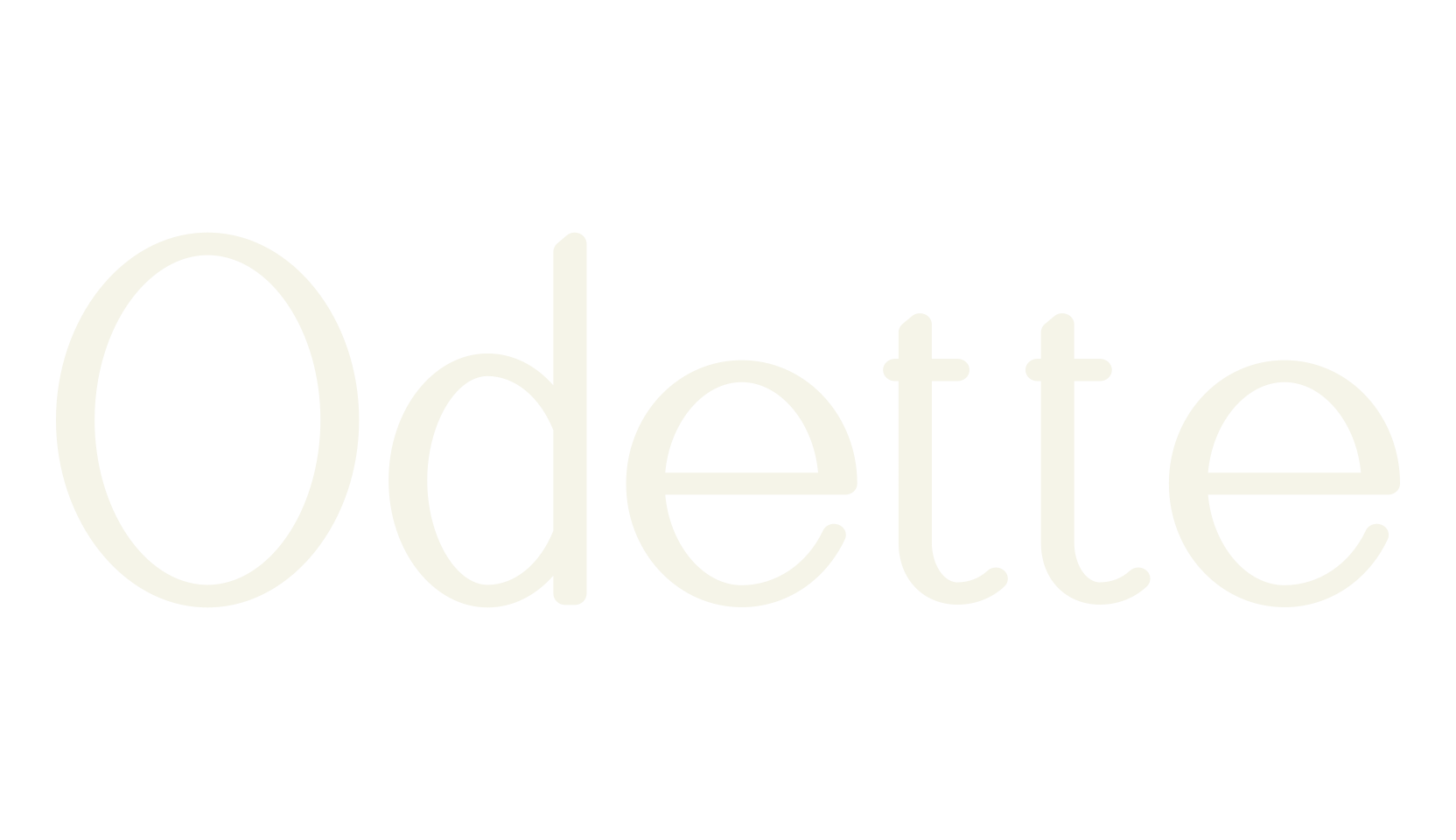 Odette, lettering font preview