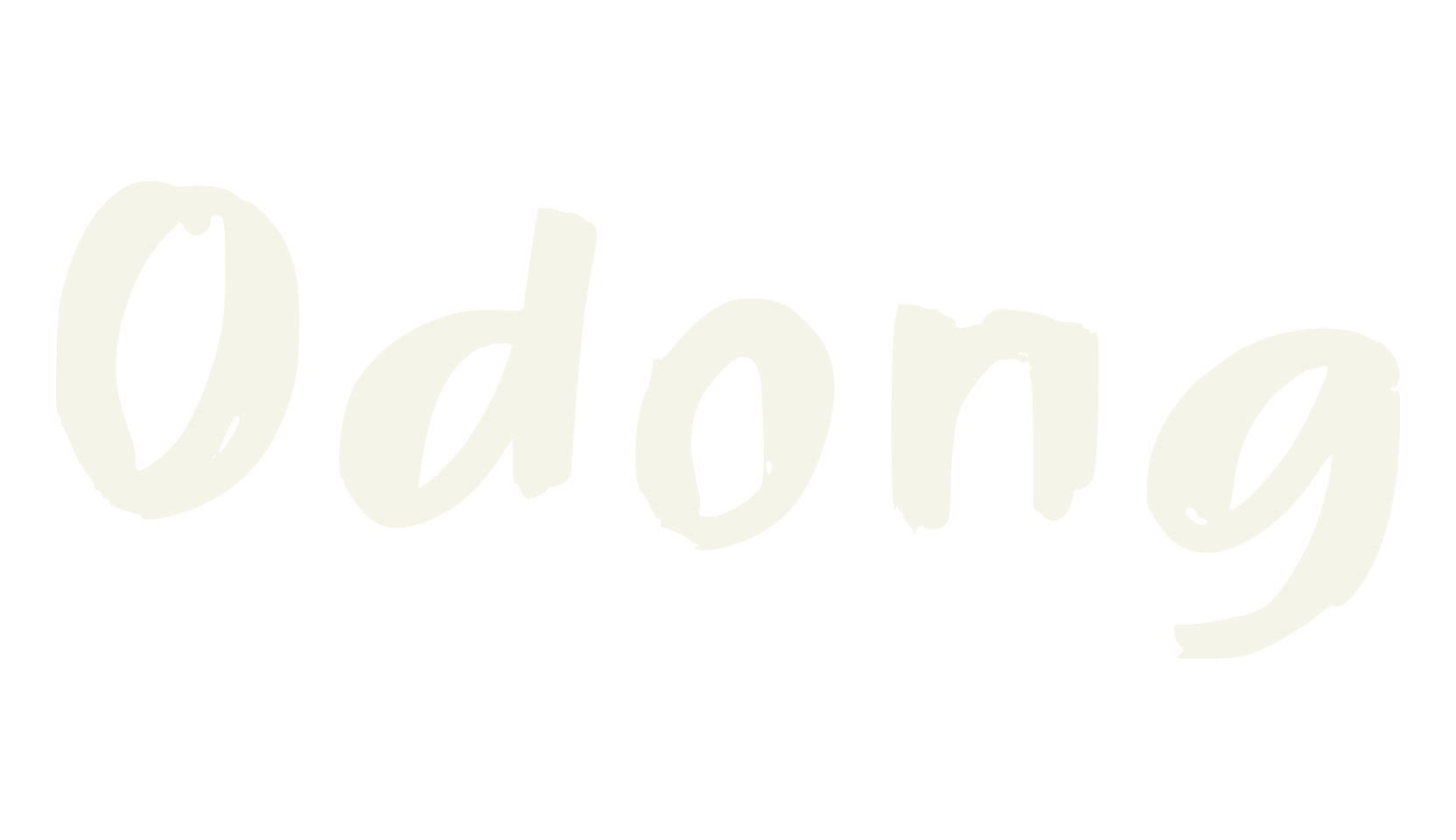 Odong, handwriting font preview