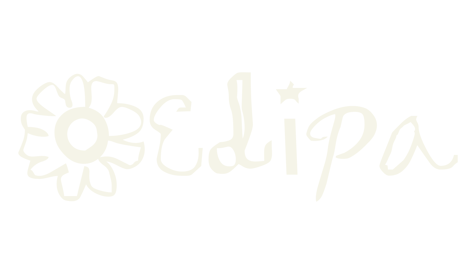Oedipa, flower font preview