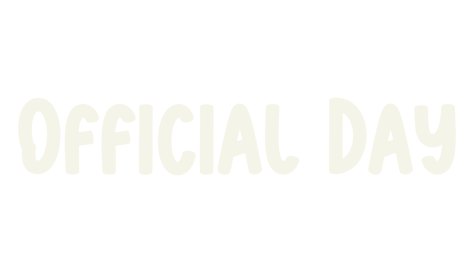 Official Day, christmas font preview