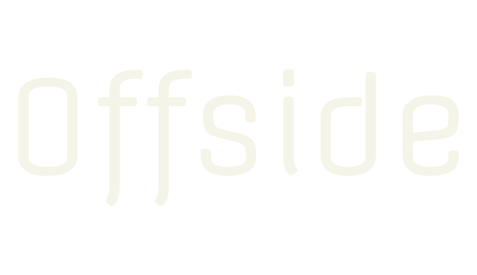 Offside, modern font preview