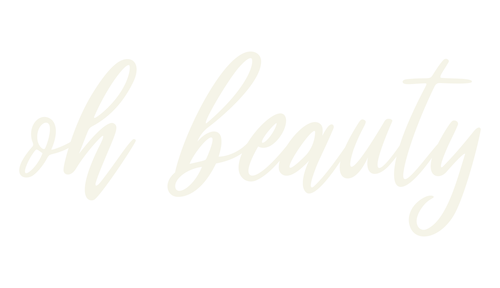 oh beauty, calligraphy font preview