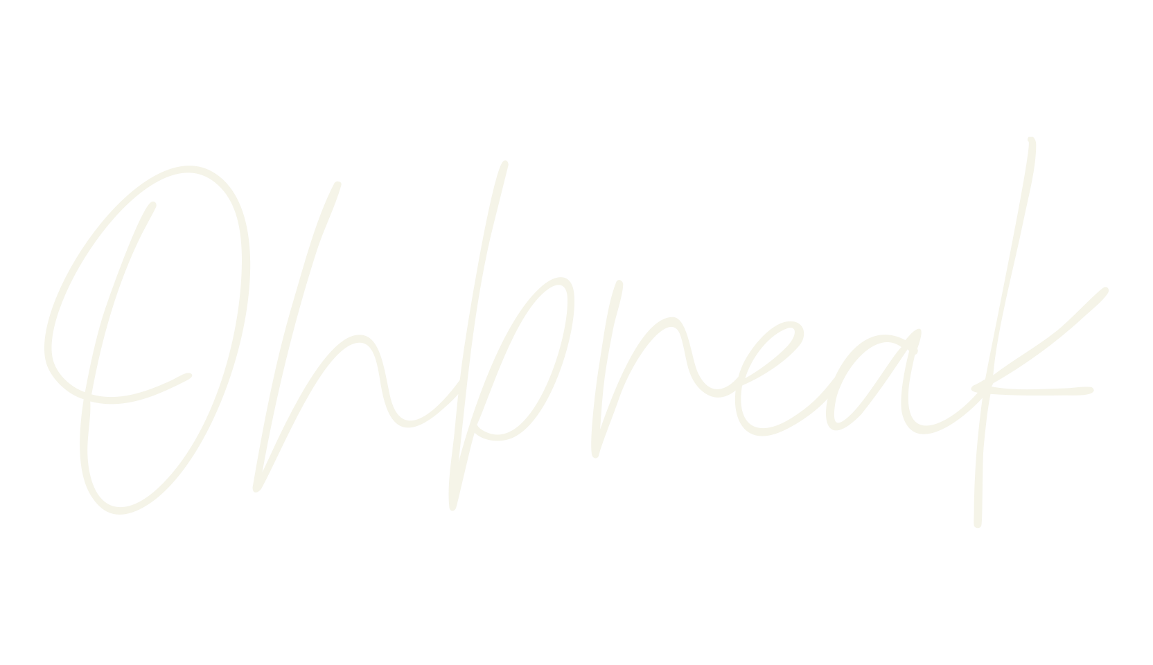 Ohbreak, modern calligraphy font preview