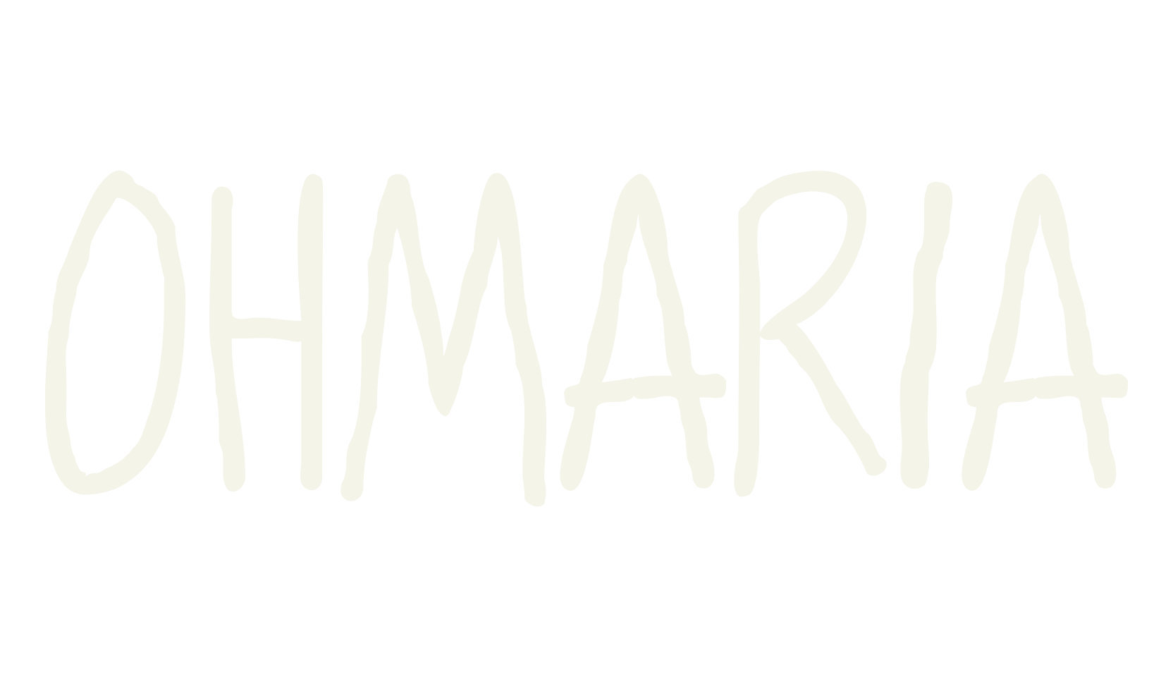 OhMaria, hand drawn font preview