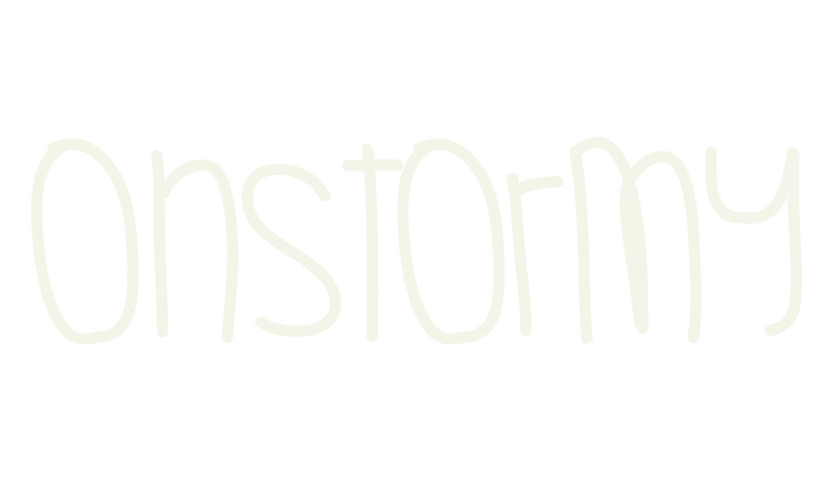 OhStormy, handwritten font preview