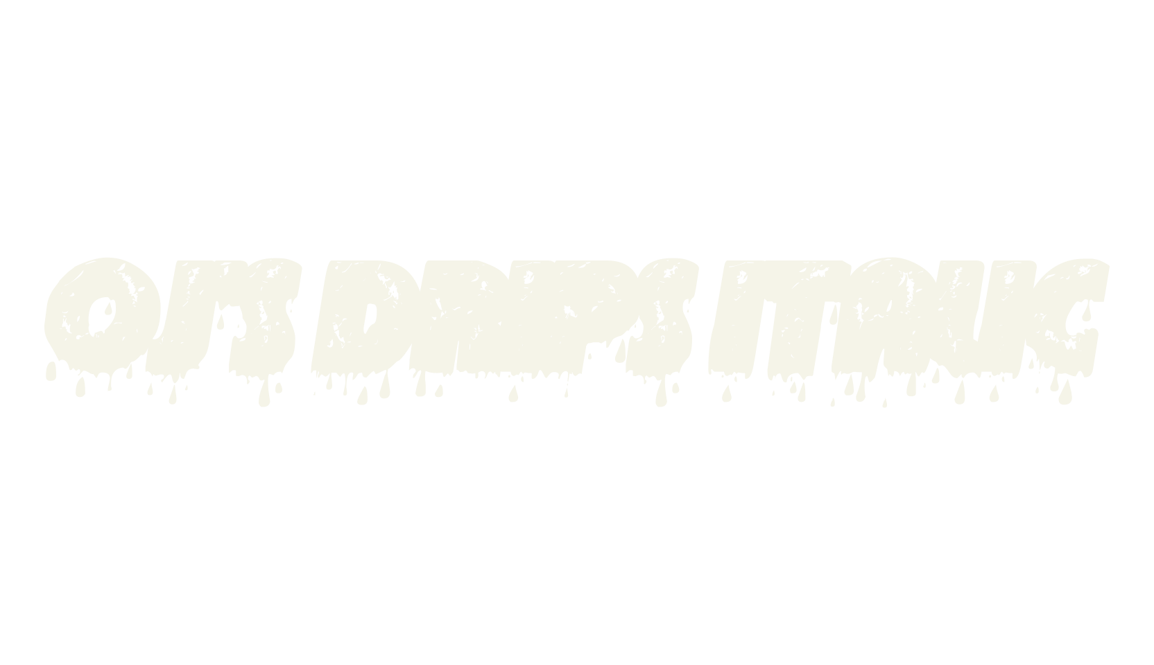 OJ'S DRIPS ITALIC, fashion sign font preview